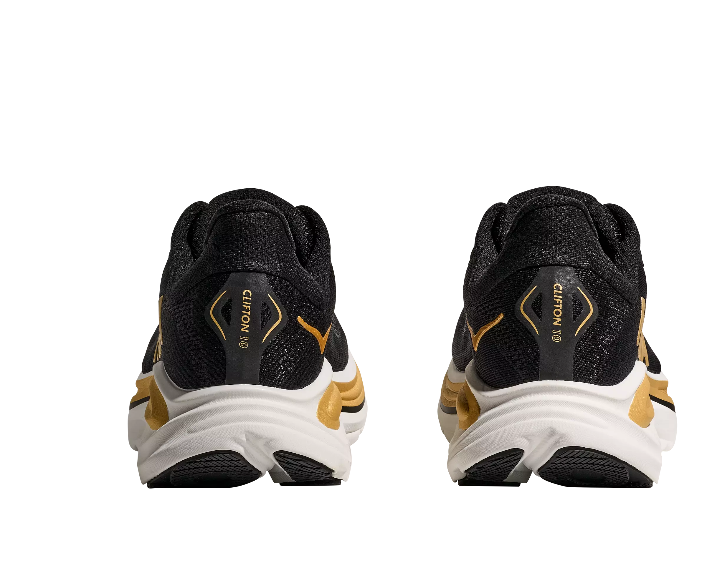 Hoka Clifton 10 "Black/Gold" Men's Running Shoe - BLACK/GOLD