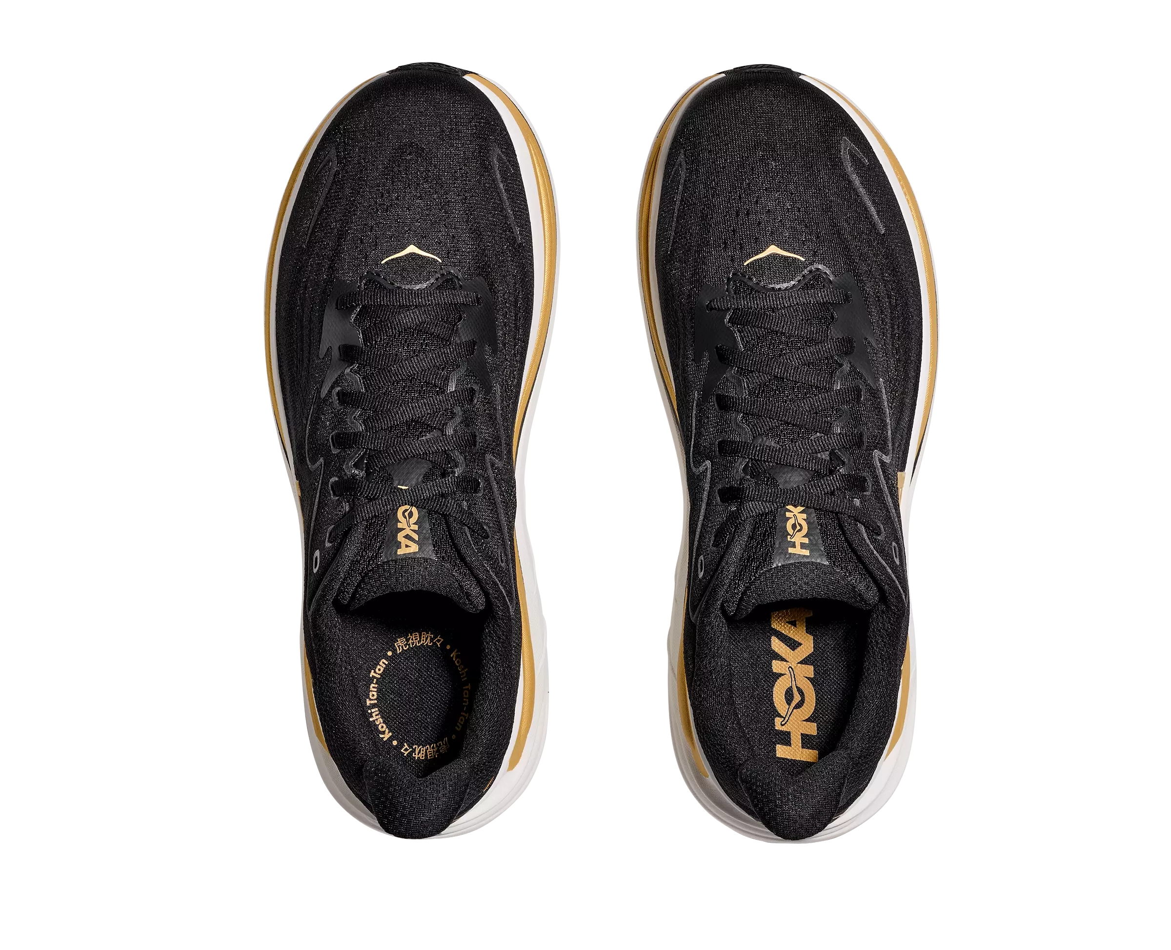 Hoka Clifton 10 "Black/Gold" Men's Running Shoe - BLACK/GOLD