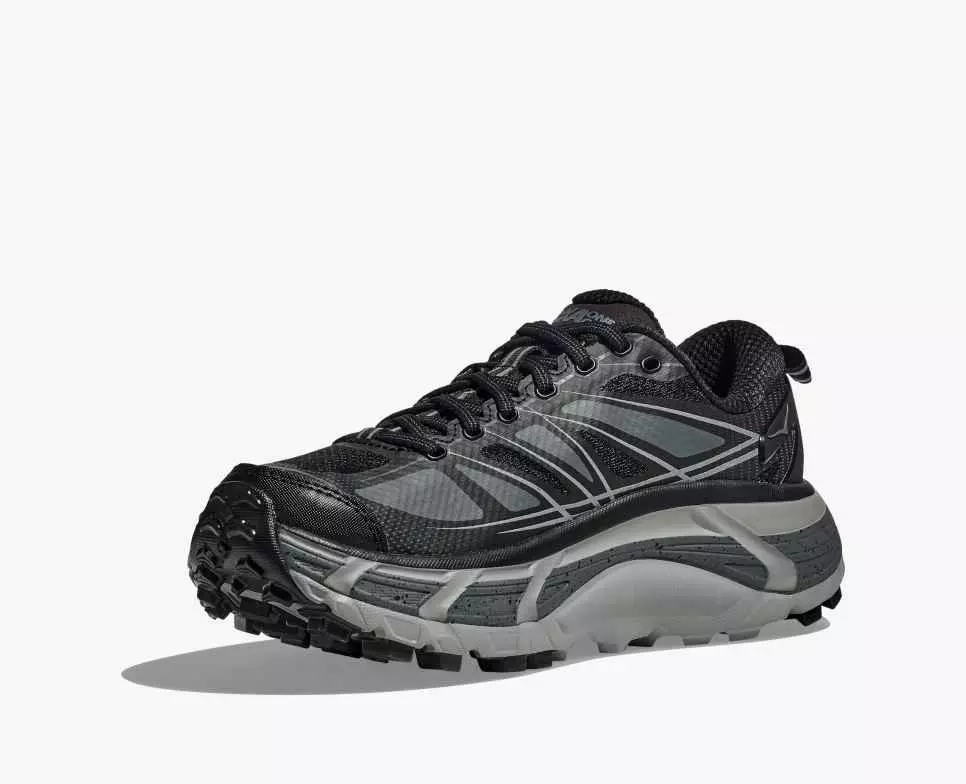 Hoka Mafate Speed 2 "Black/Castlerock" Unisex Shoe - BLACK/GREY