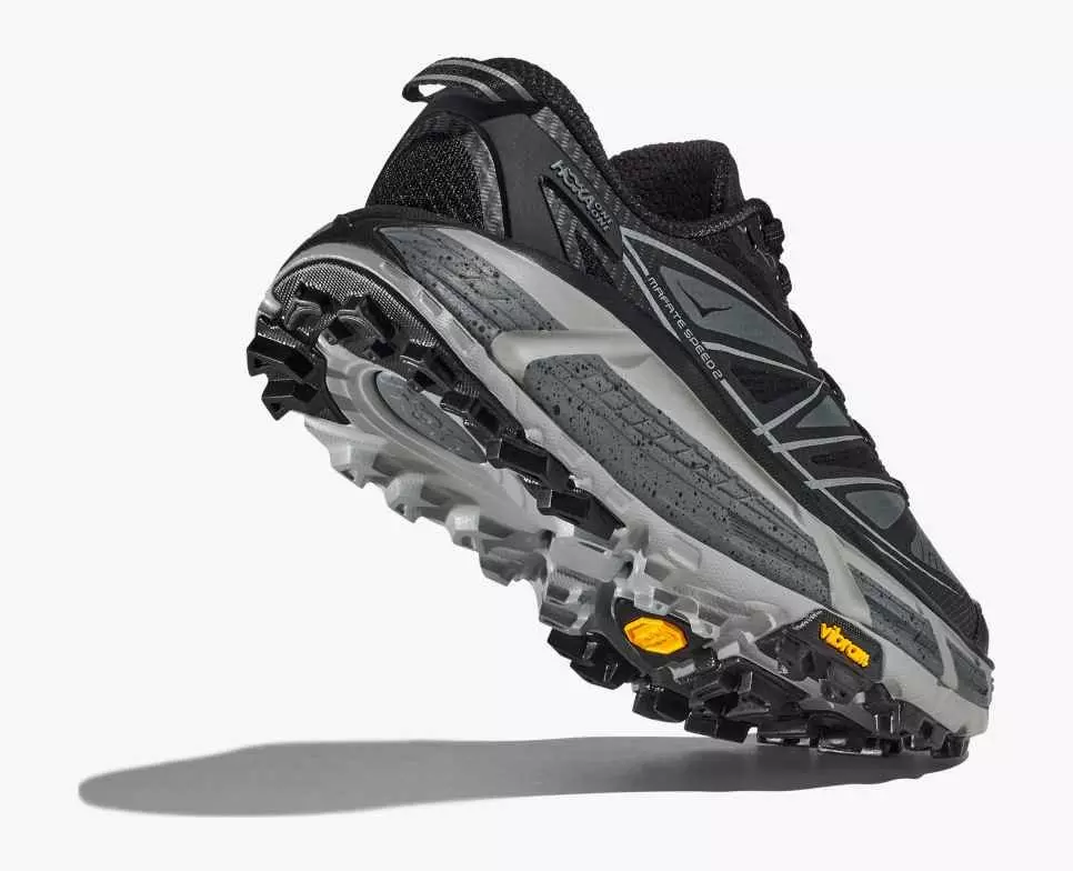 Hoka Mafate Speed 2 "Black/Castlerock" Unisex Shoe - BLACK/GREY