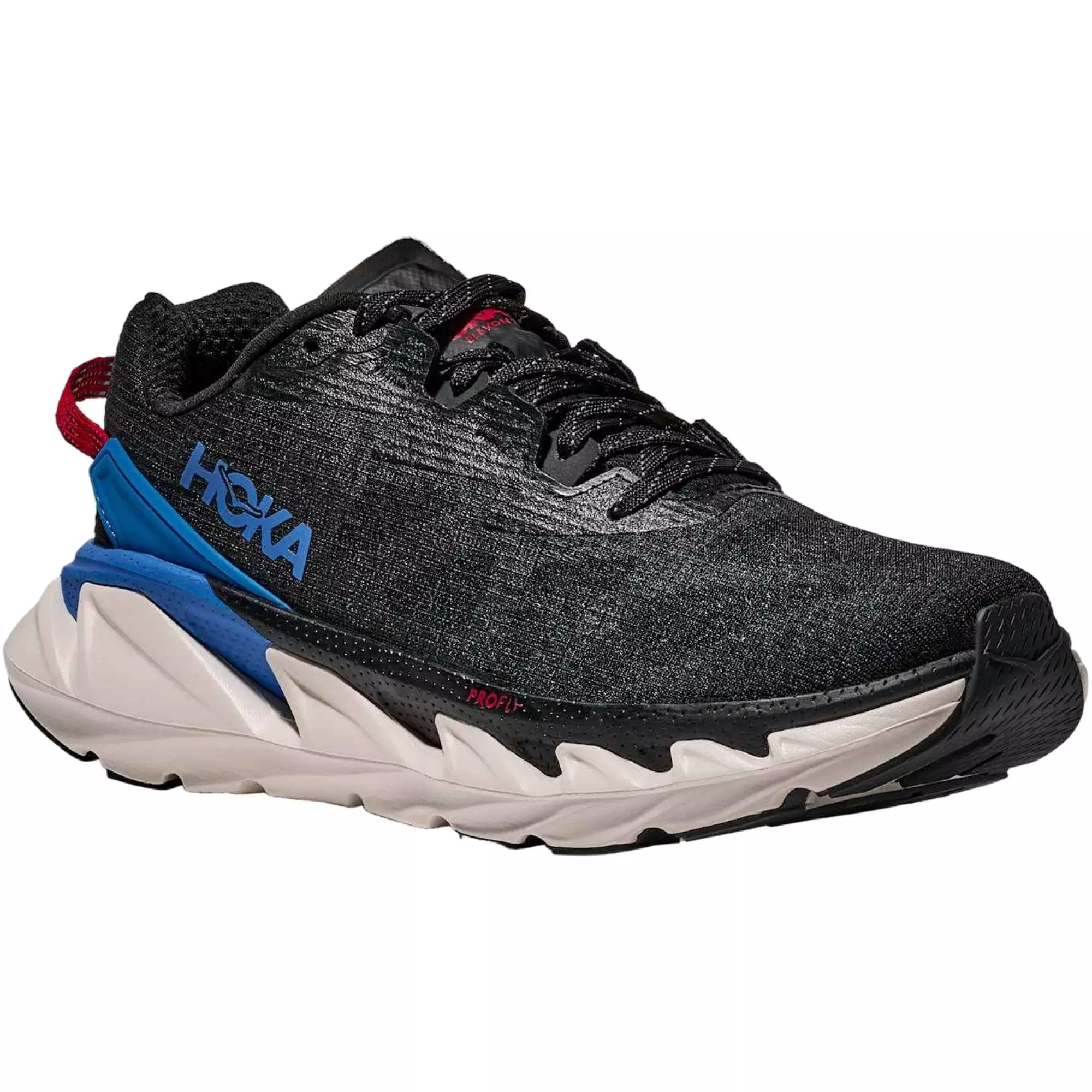 Hoka Elevon 2 "Black/Electric Cobalt" Unisex Shoe - BLACK/RED/BLUE