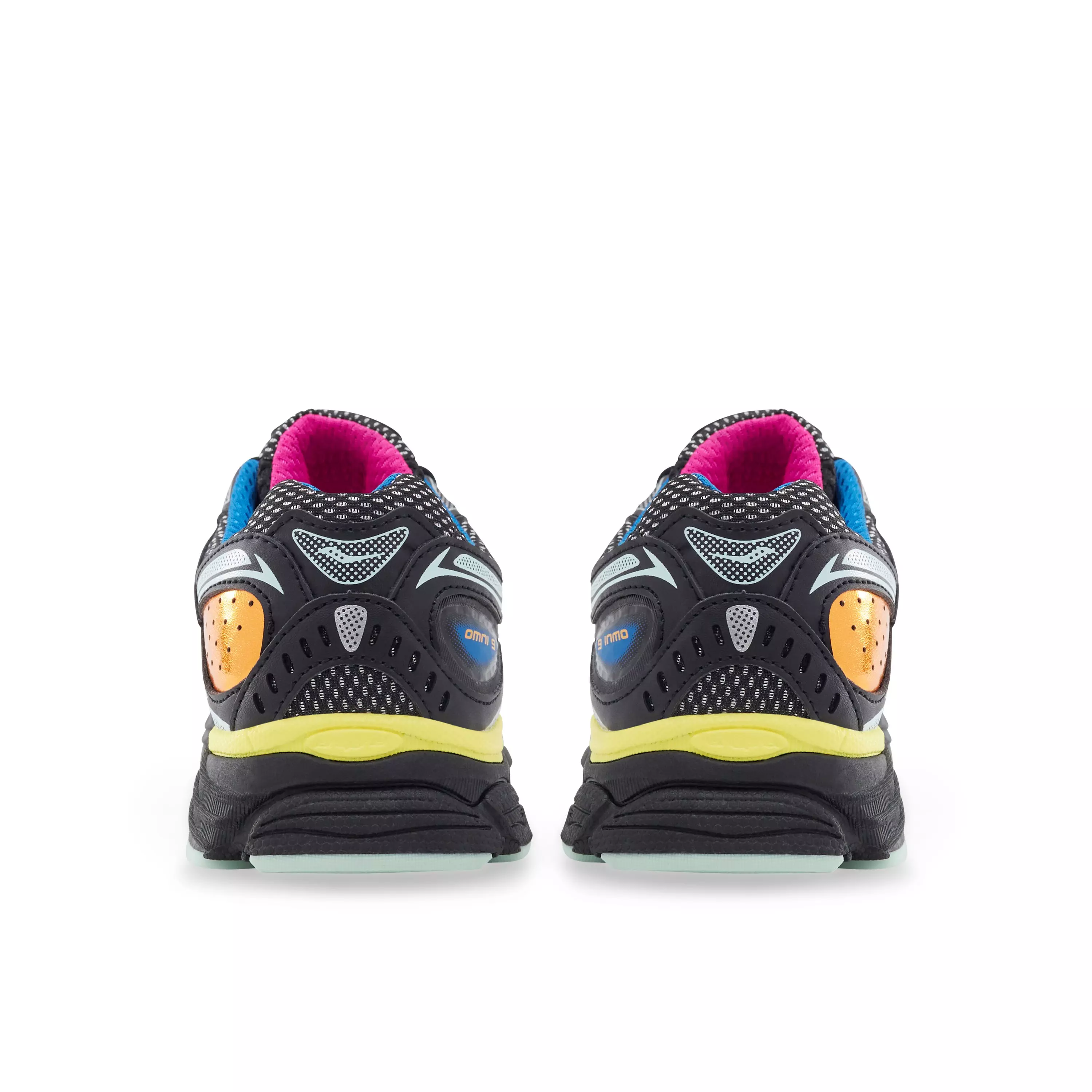 Saucony Omni 9 "Black/Multi" Grade School Kids' Shoe - BLACK/MULTI