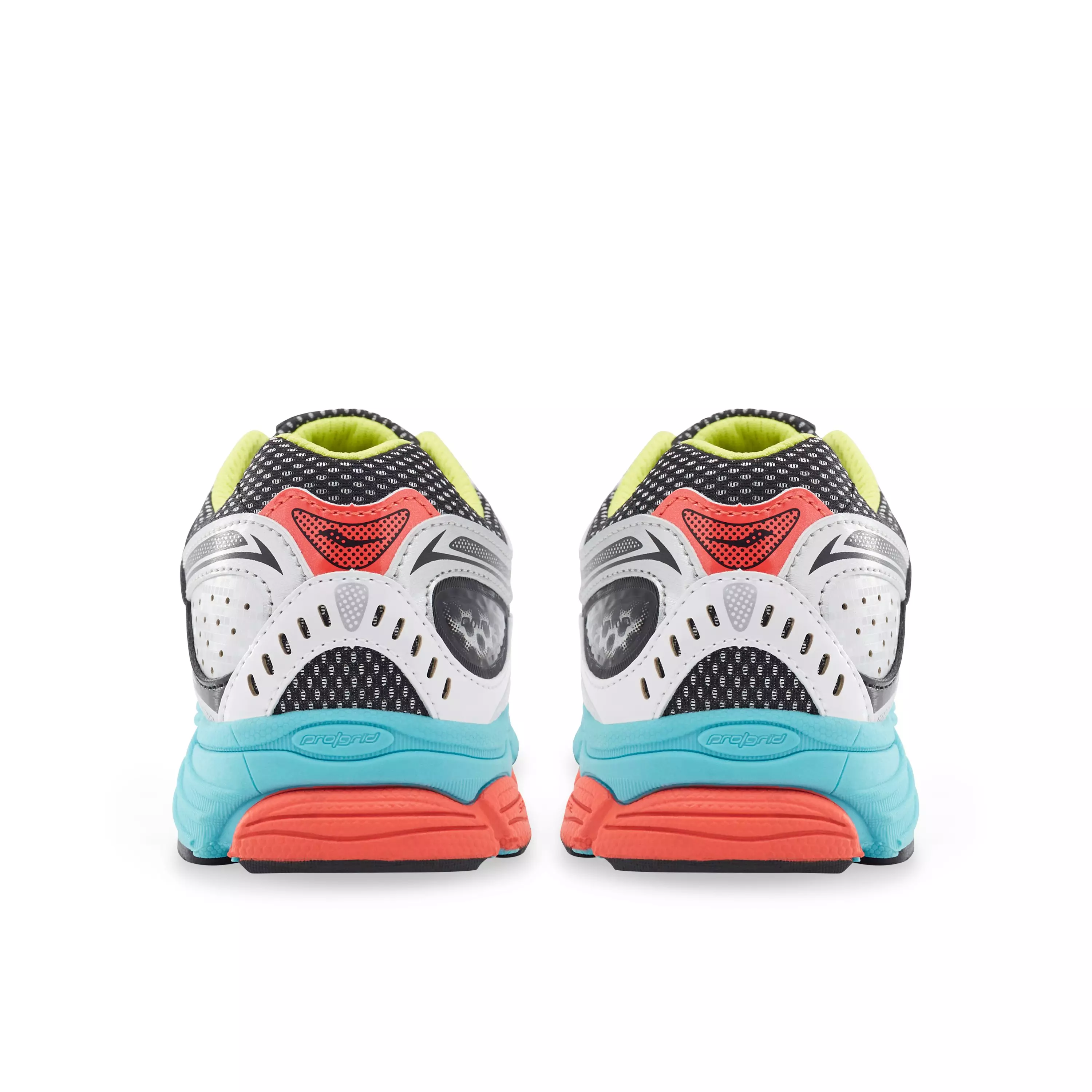 Saucony Omni 9 "White/Multi" Grade School Boys' Shoe - WHITE/MULTI