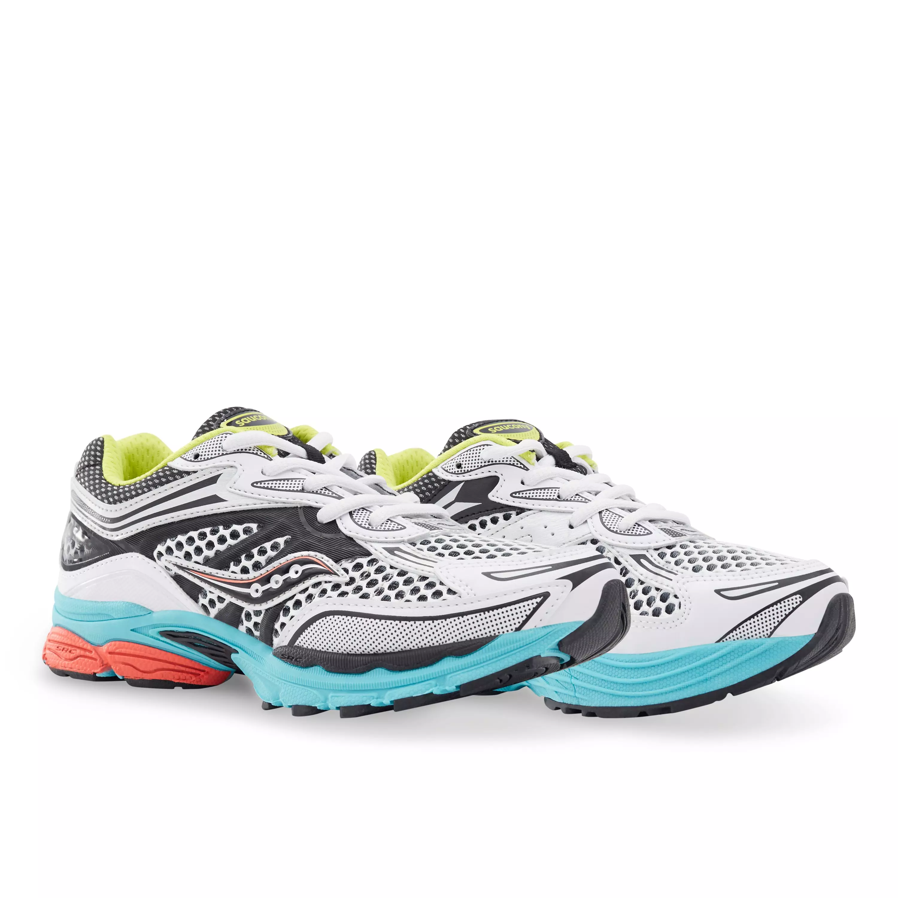 Saucony Omni 9 "White/Multi" Grade School Boys' Shoe - WHITE/MULTI