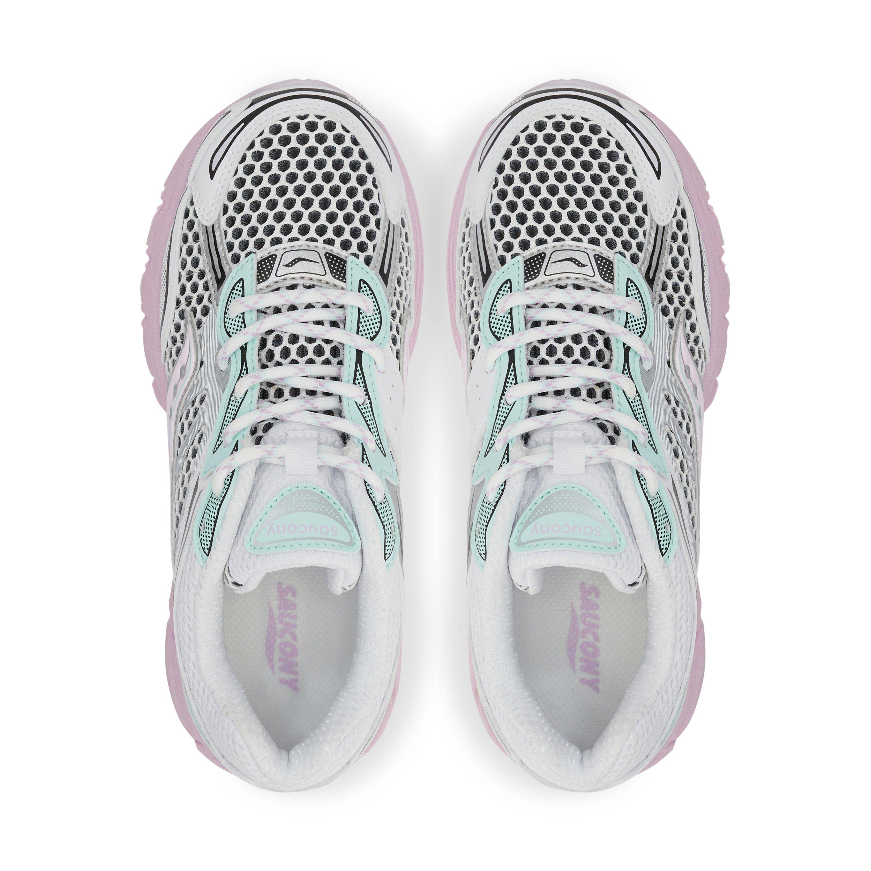 Saucony Omni 9 Grade School Girls' "White/Lilac" Shoe