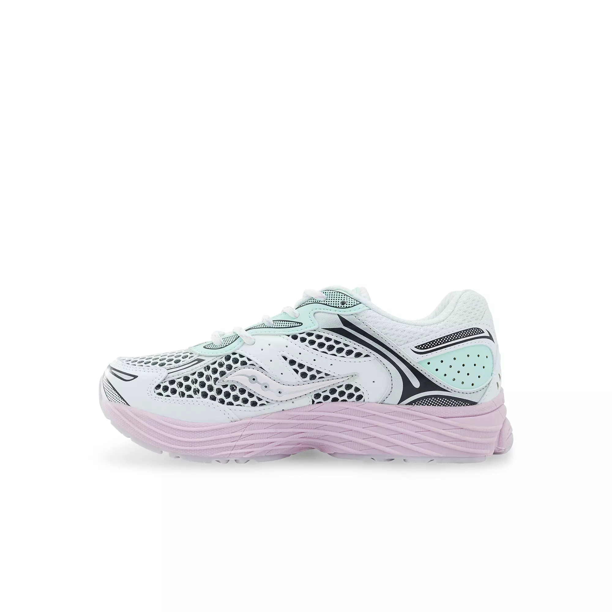 Saucony Omni 9 "White/Lilac" Preschool Girls' Shoe - LILAC