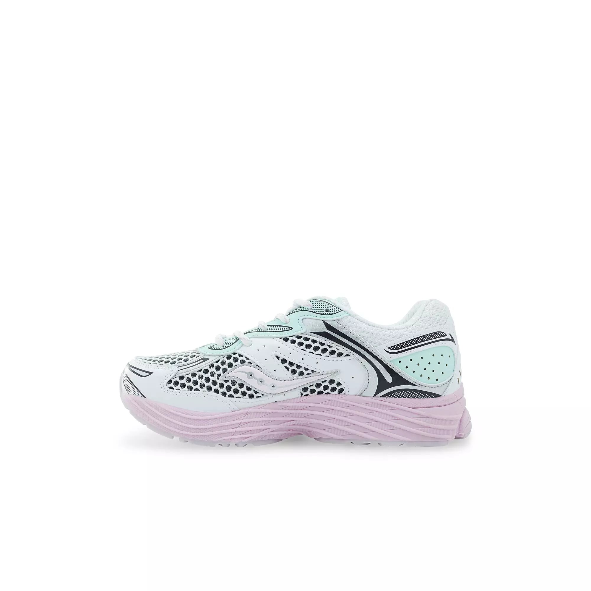 Saucony Omni 9 "White/Lilac" Toddler Girls' Shoe - LILAC