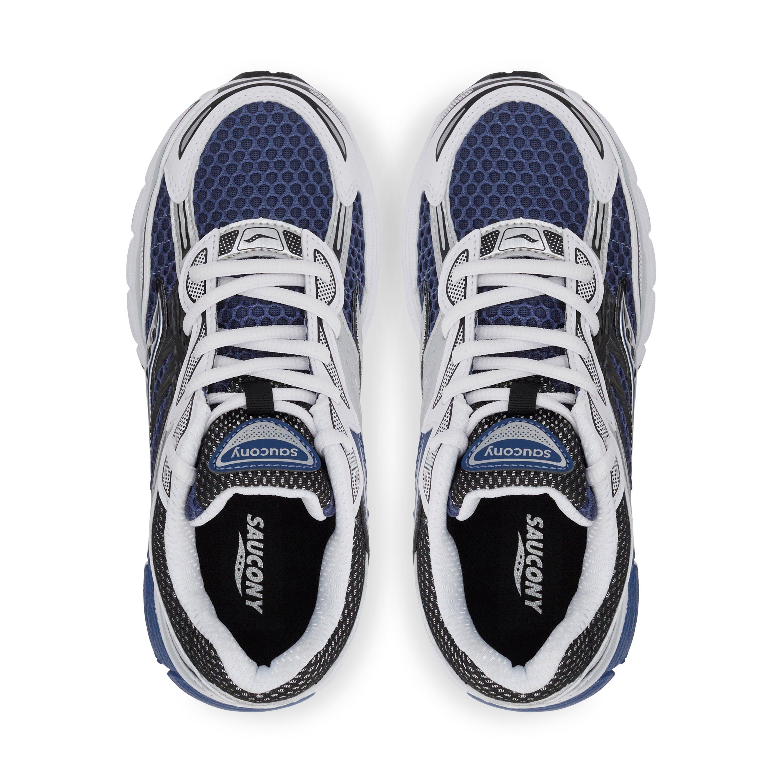 Saucony Omni 9 Grade School Boys' "White/Navy" Shoe