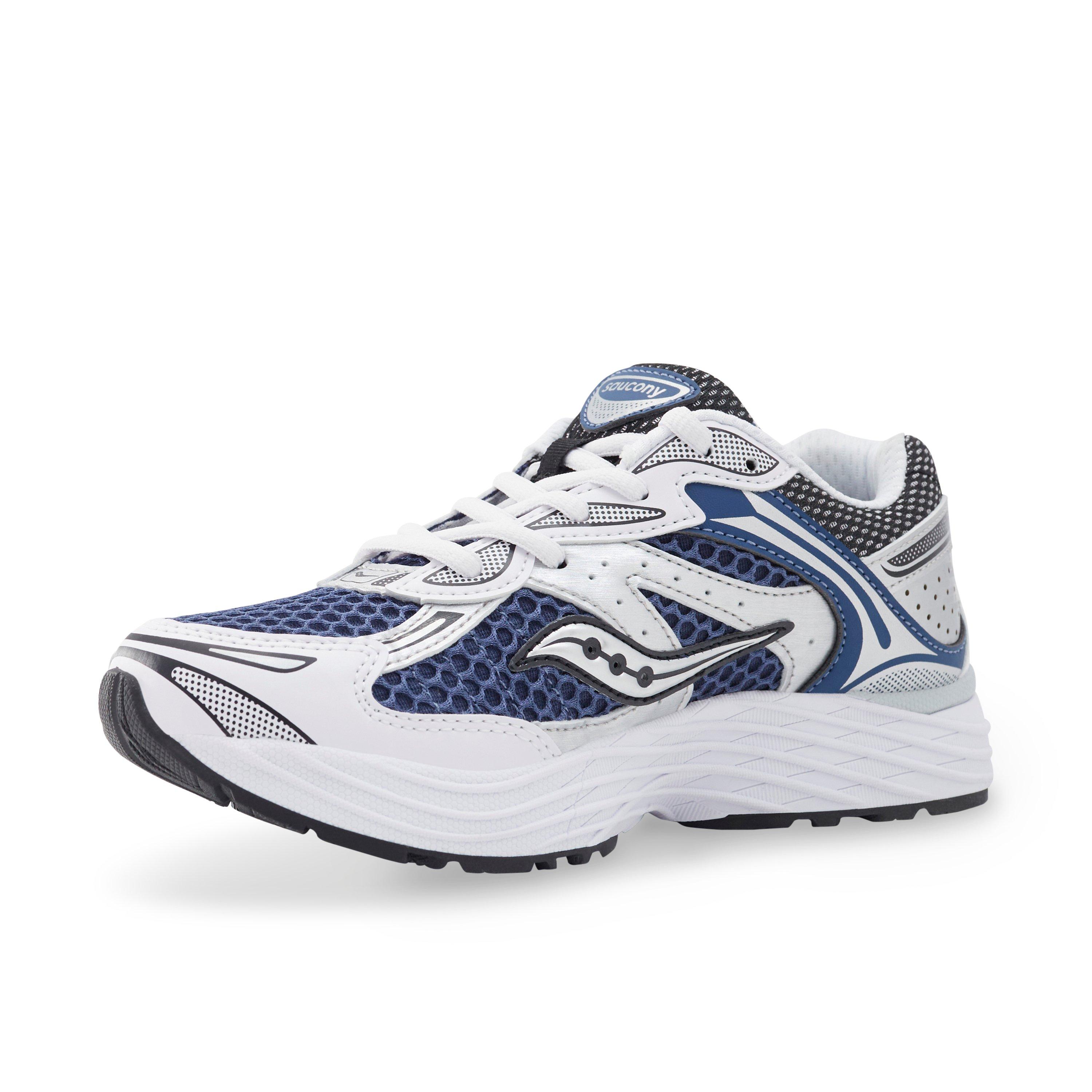 Saucony Omni 9 Grade School Boys' "White/Navy" Shoe