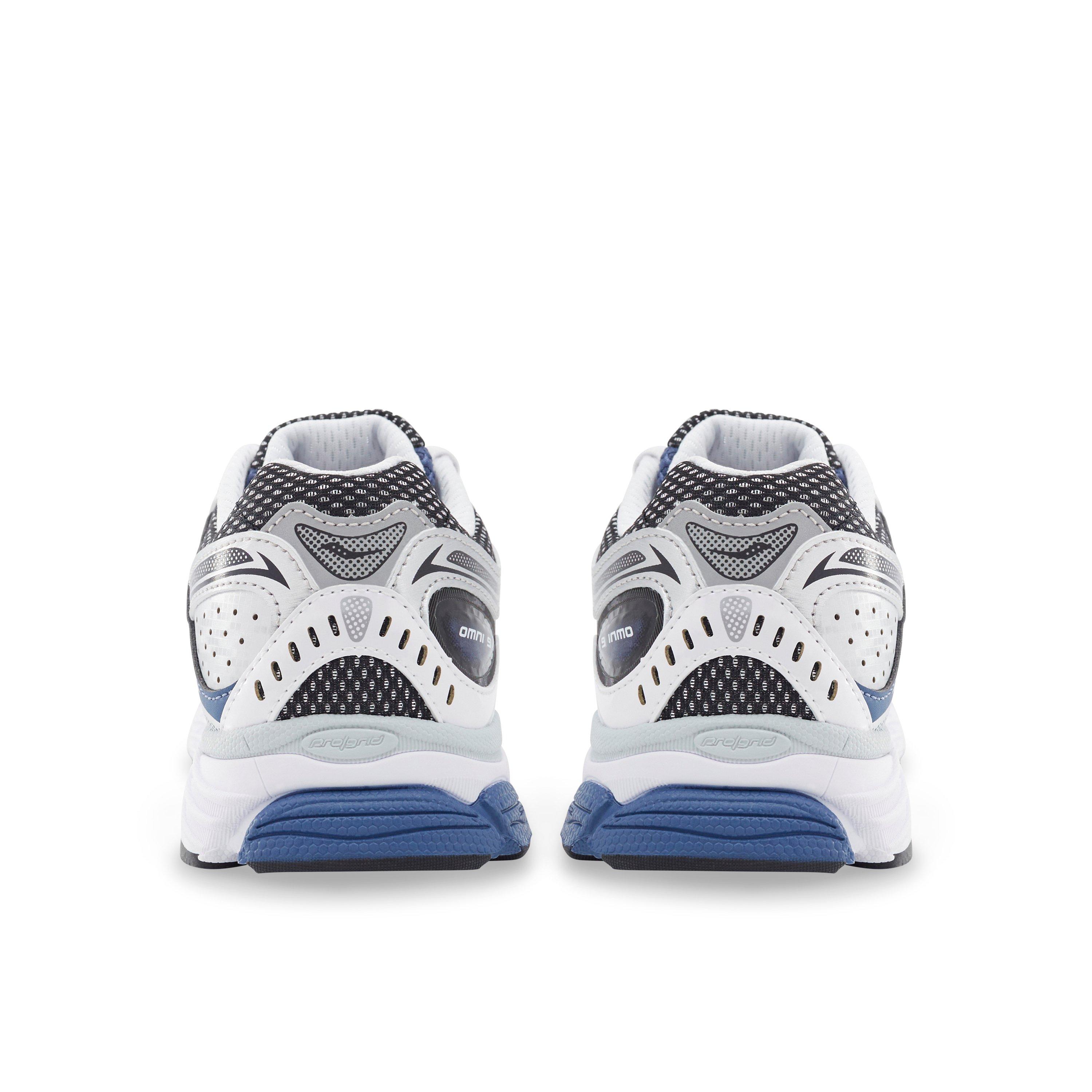 Saucony Omni 9 Grade School Boys' "White/Navy" Shoe