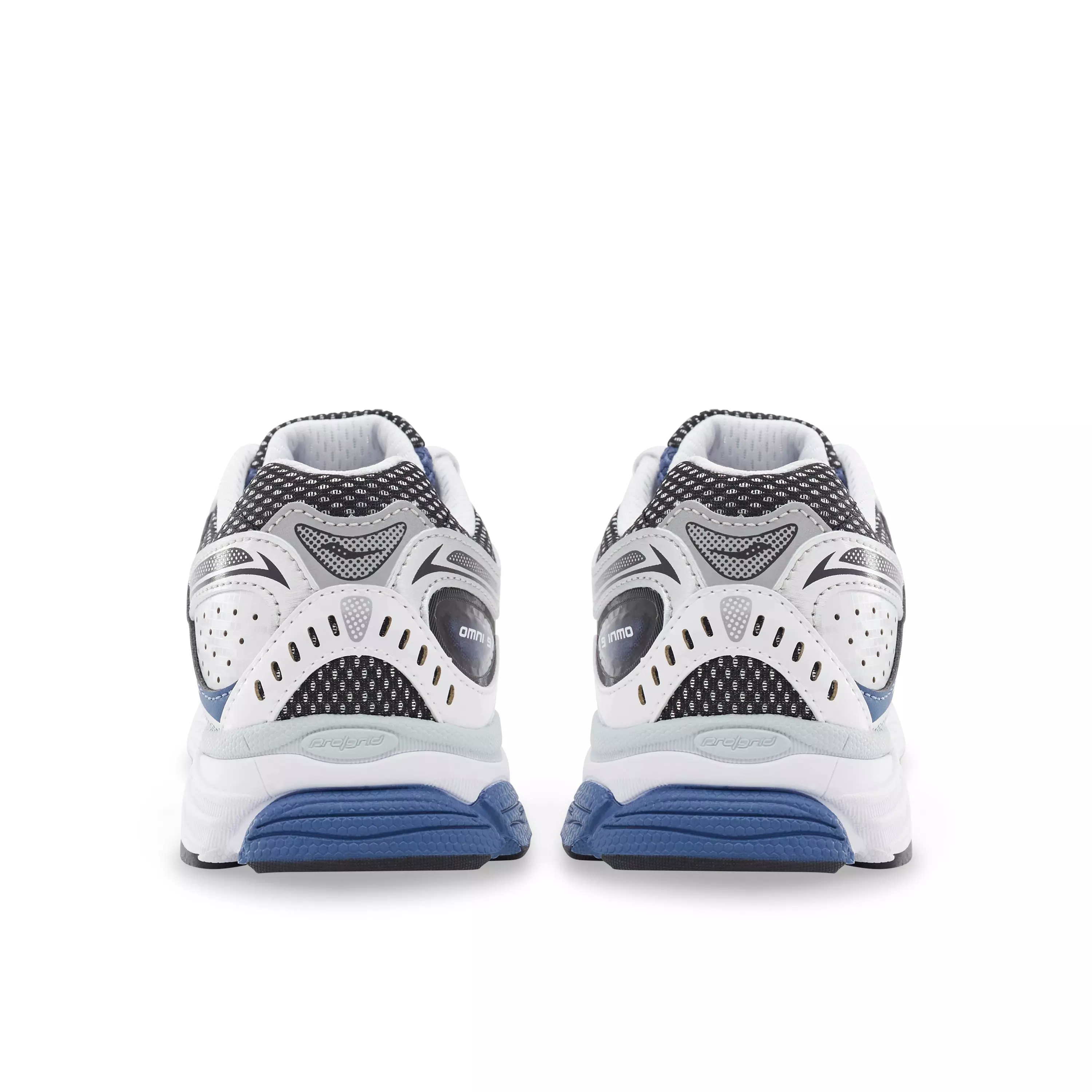 Saucony Omni 9 "White/Navy" Grade School Boys' Shoe - NAVY