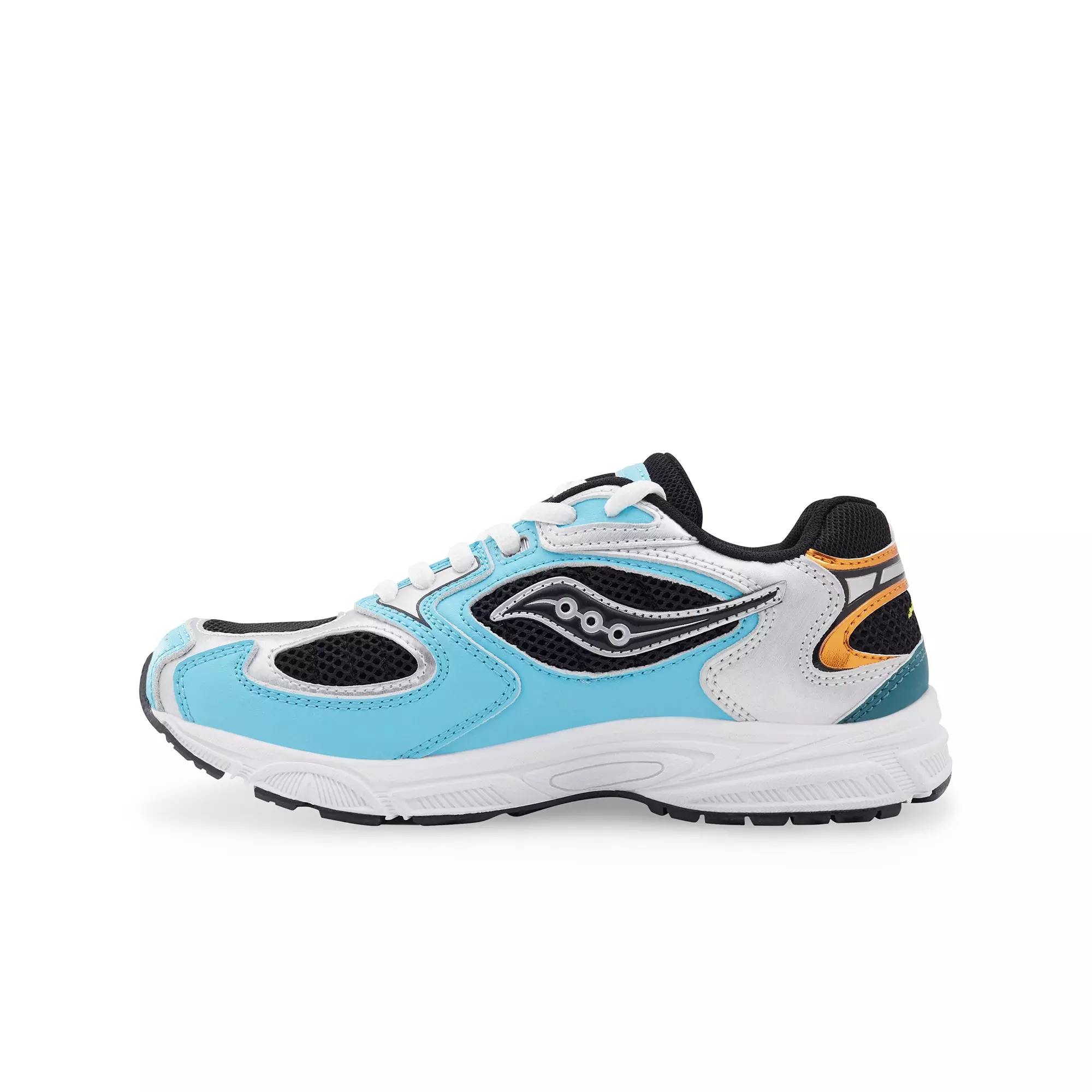 Saucony Grid Jazz 9 "Blue/Silver" Grade School Boys' Shoe - LT BLUE/BLACK