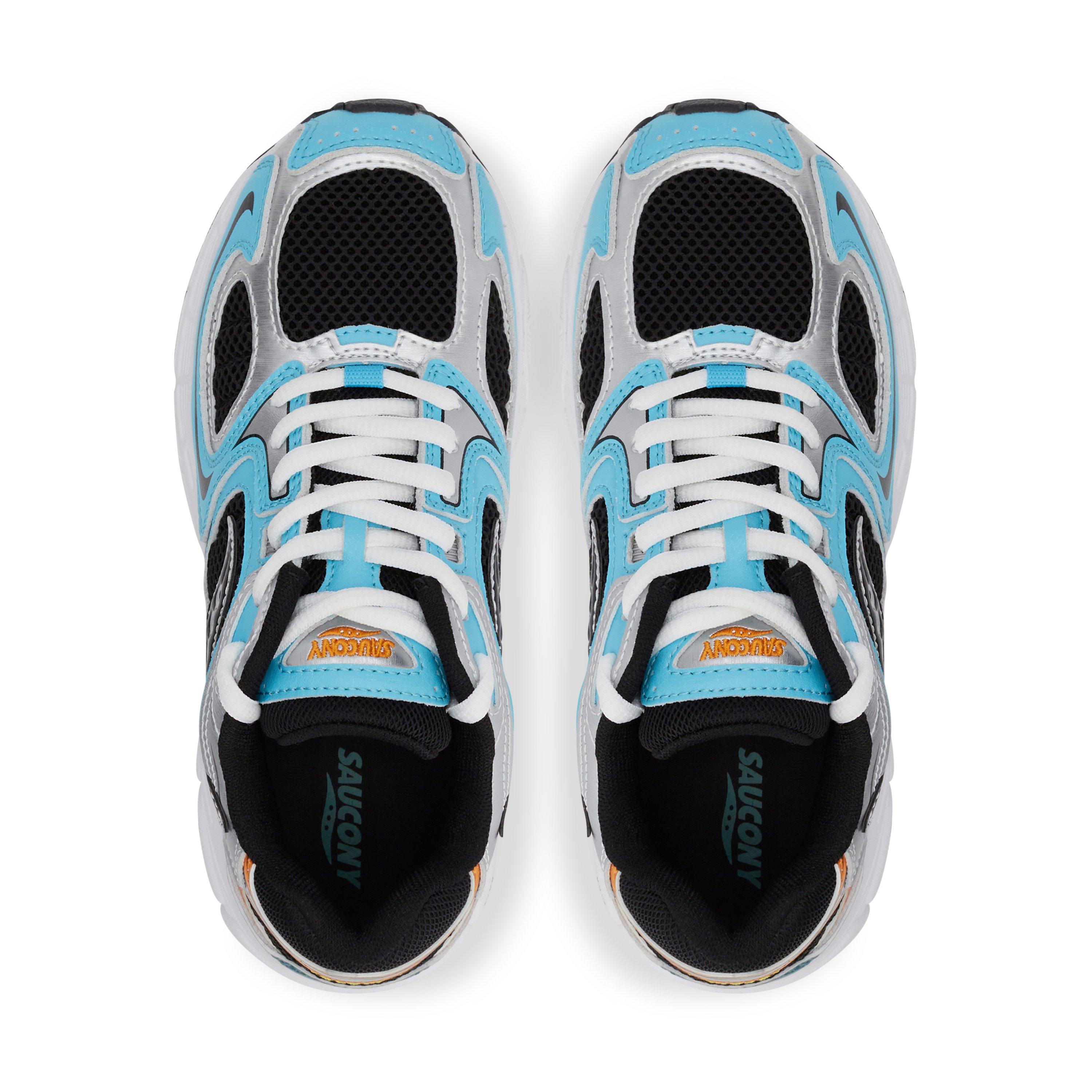 Vintage SAUCONY Jazz 4000 Shoes White Blue‎ Sz 9 w/ OG Box Made In USA Deadstock Saucony Jazz Original Vintage W  main image 2