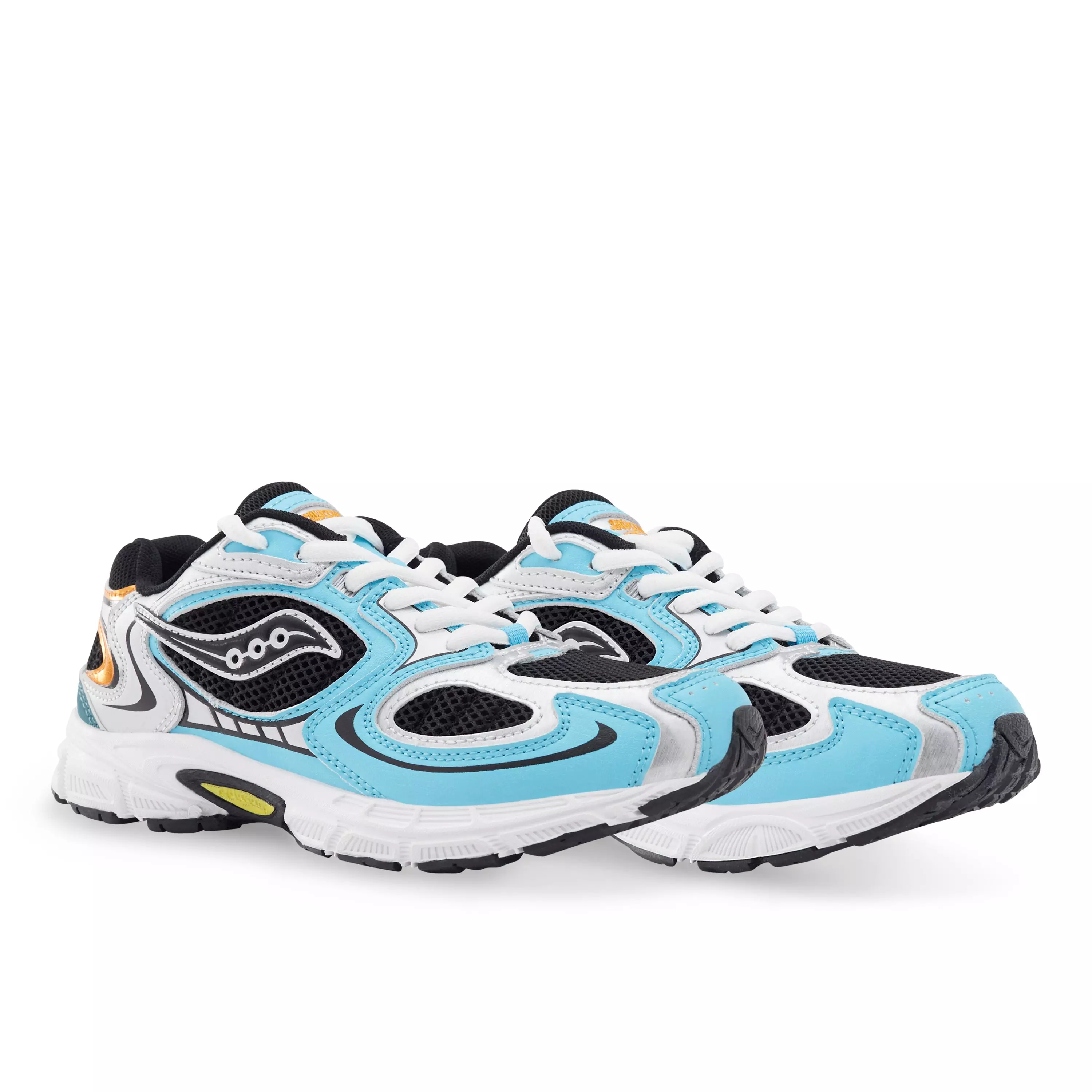 Saucony Grid Jazz 9 "Blue/Silver" Grade School Boys' Shoe - LT BLUE/BLACK
