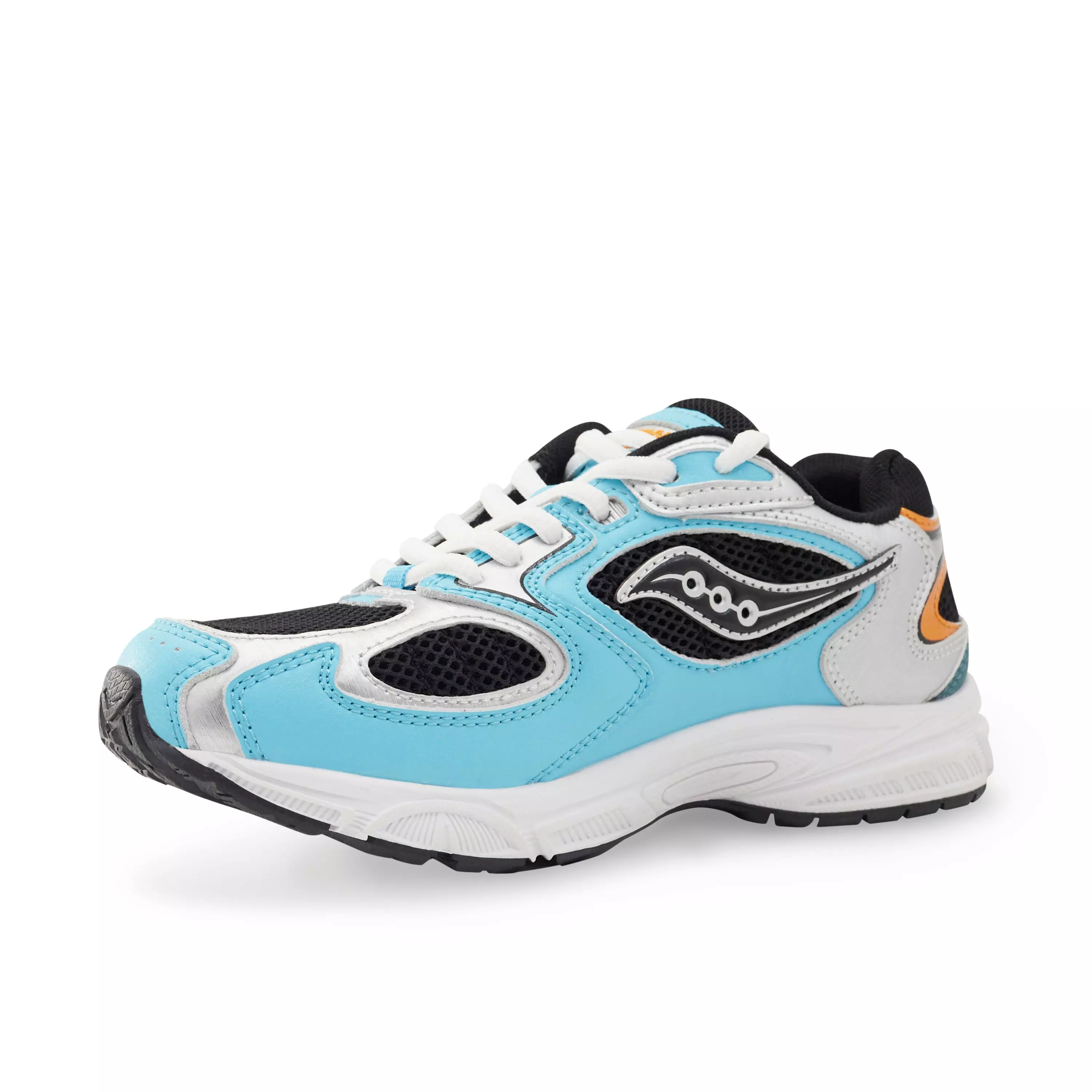 Saucony Grid Jazz 9 "Blue/Silver" Preschool Boys' Shoe - LT BLUE/BLACK