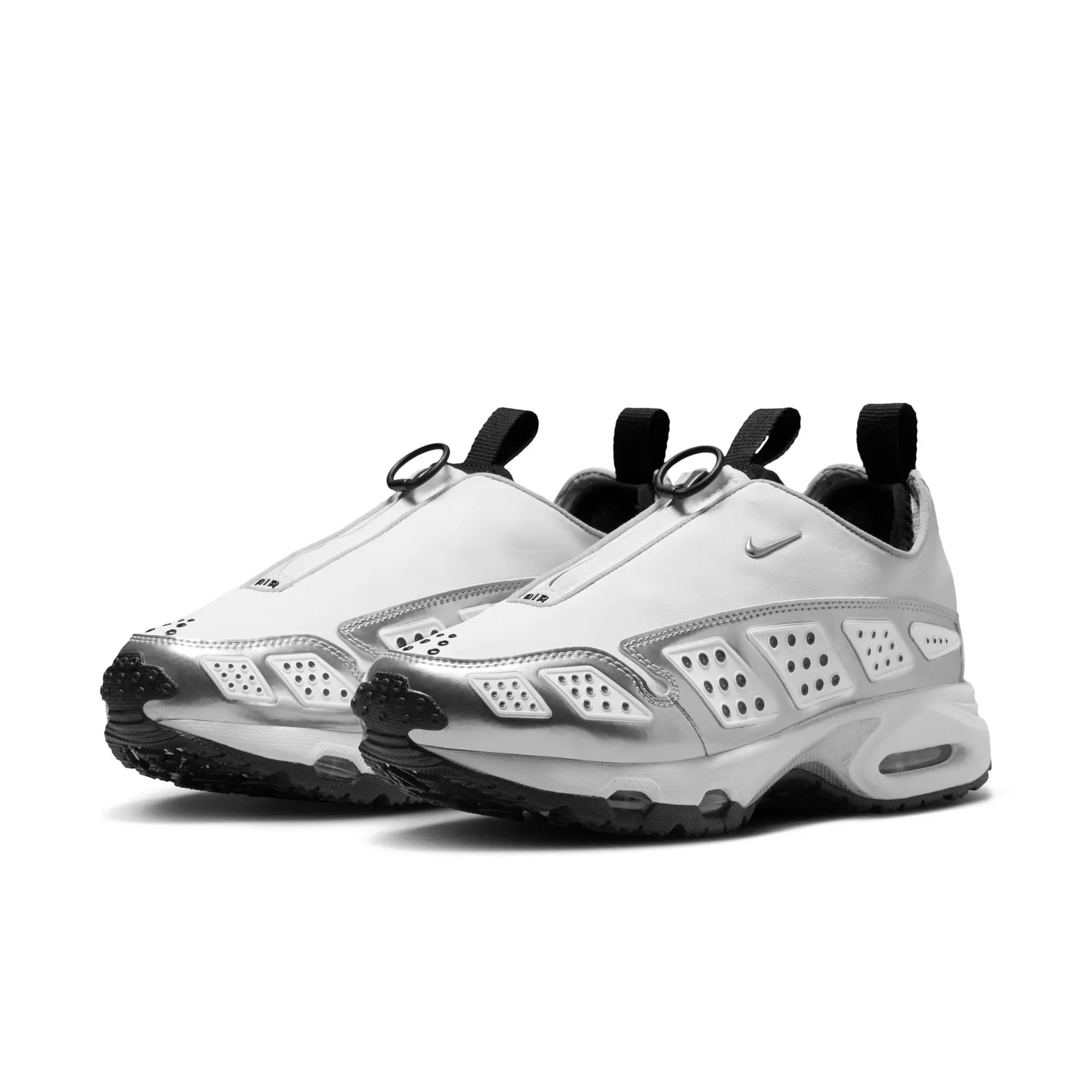 Nike Air Max SNDR "White/Metallic Silver/Black" Women's Shoe - WHITE/BLACK/SILVER