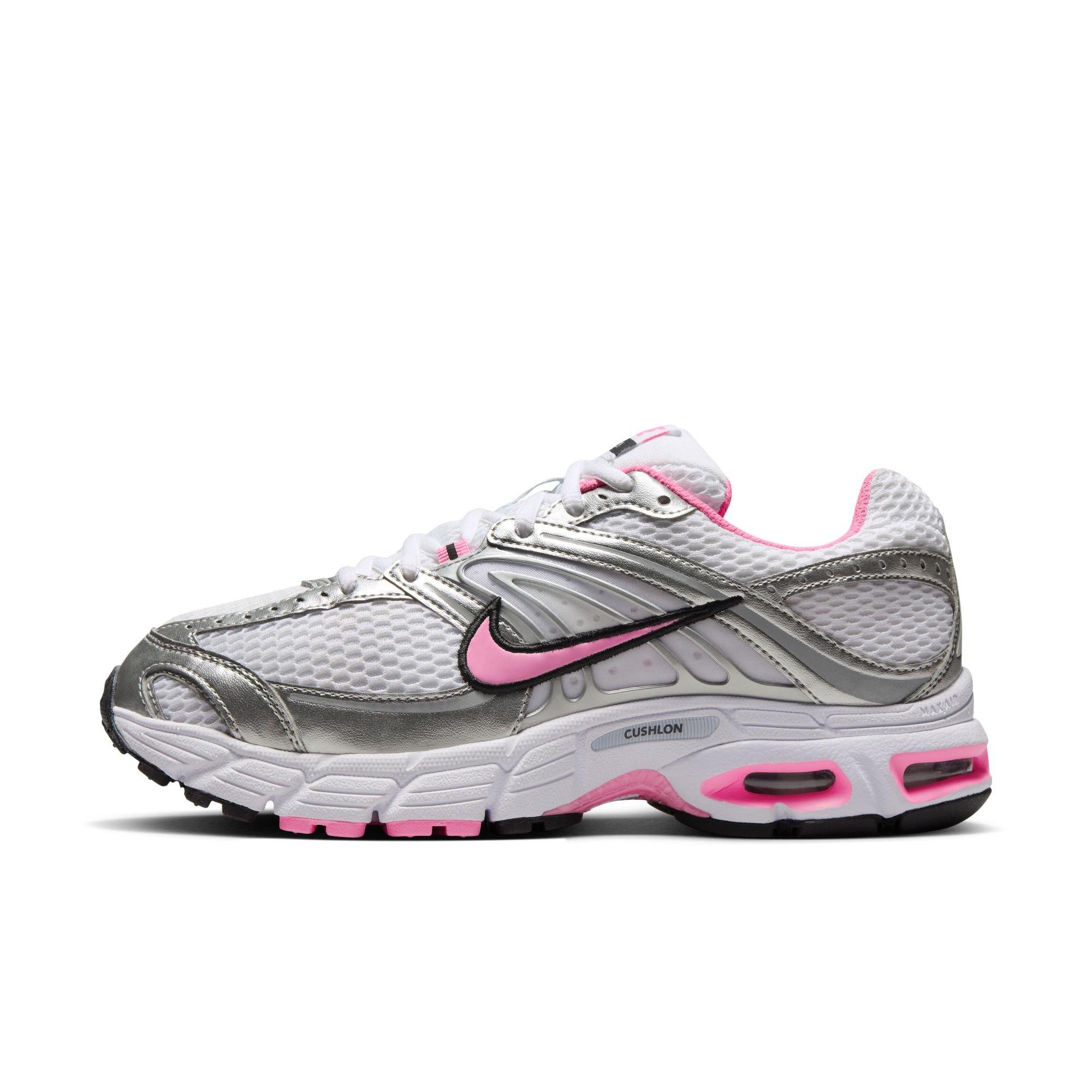 Nike Air Max Moto 2K "White/Pink Spell/Metallic Silver/Black" Women's Shoe - SILVER/PINK Thumbnail View 3