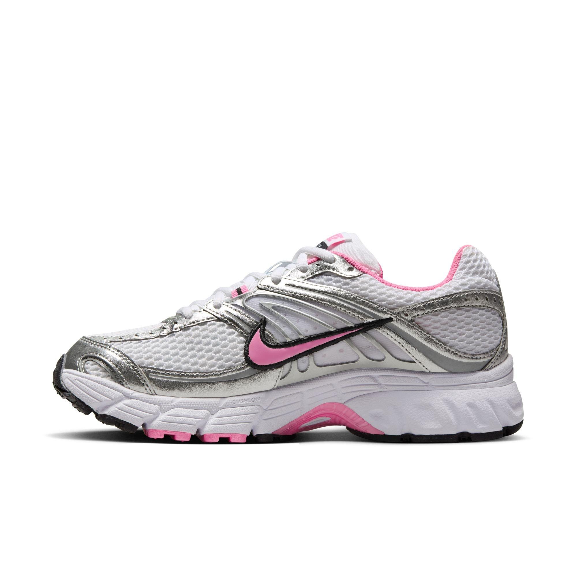 Nike Air Max Moto 2K "White/Pink Spell/Metallic Silver/Black" Women's Shoe - SILVER/PINK Thumbnail View 4