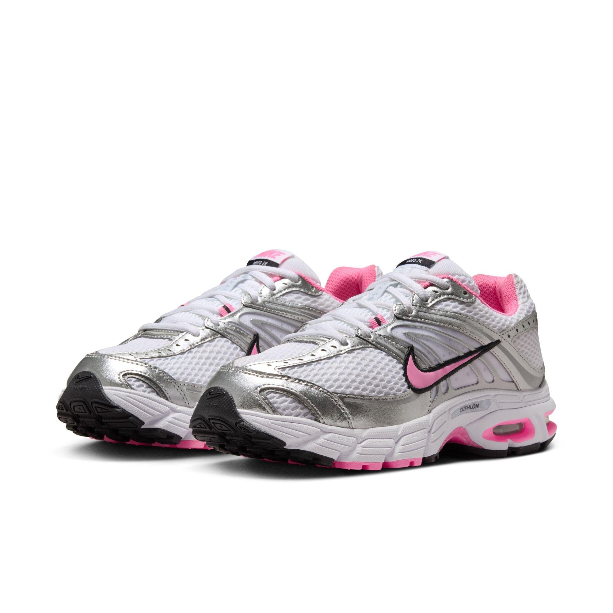 Nike Air Max Moto 2K "White/Pink Spell/Metallic Silver/Black" Women's Shoe - SILVER/PINK Thumbnail View 5
