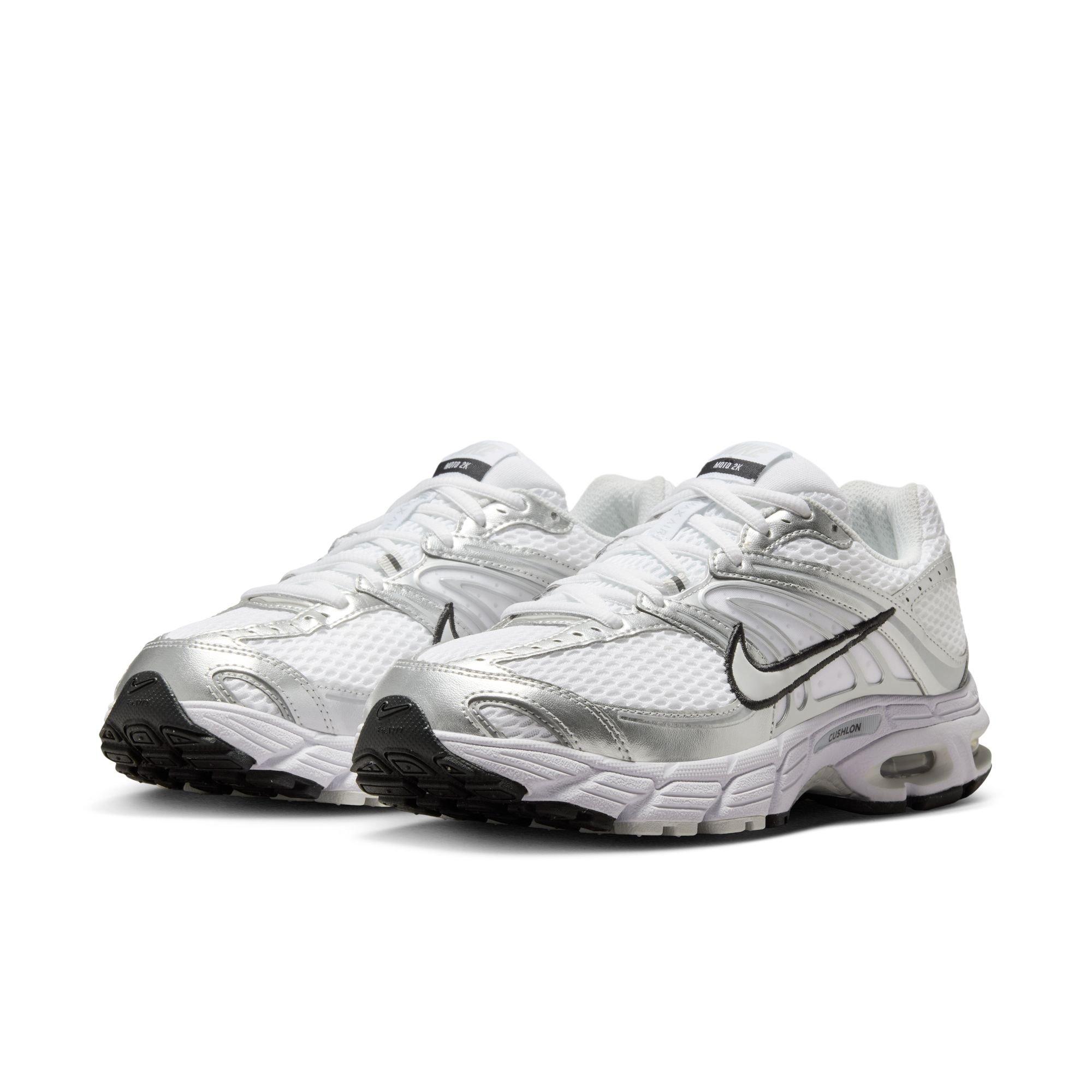 Nike Air Max Moto 2K "White/Photon Dust/Metallic Silver/Black" Women's Shoe - WHITE/GREY Thumbnail View 5