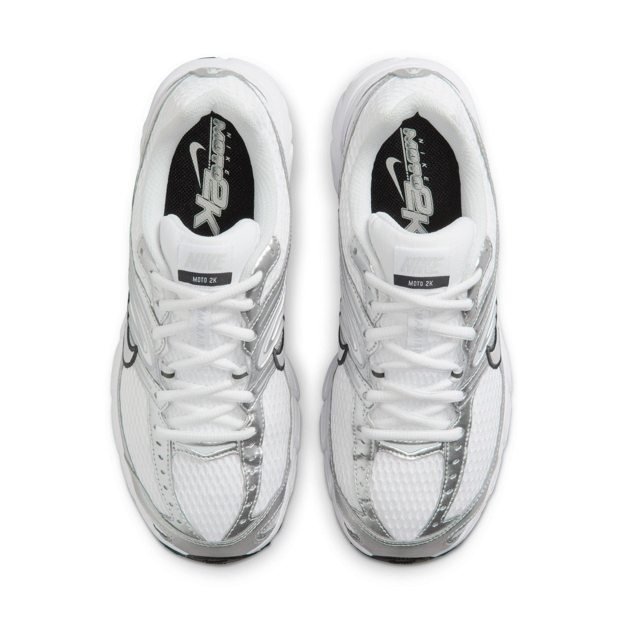 Nike Air Max Moto 2K "White/Photon Dust/Metallic Silver/Black" Women's Shoe - WHITE/GREY Thumbnail View 7