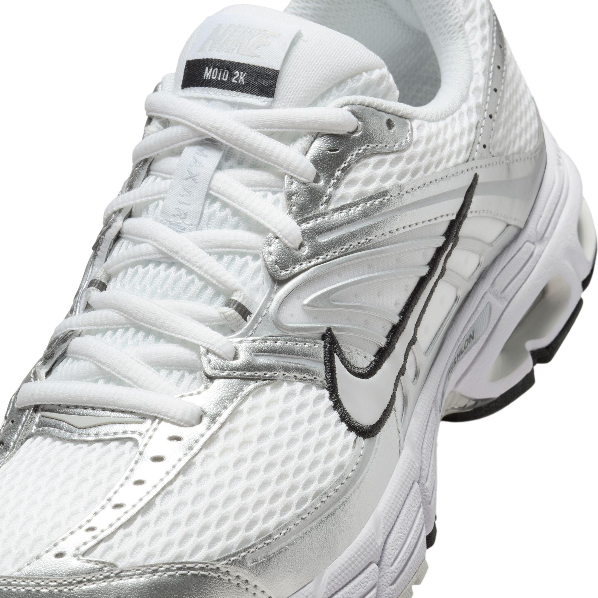 Nike Air Max Moto 2K "White/Photon Dust/Metallic Silver/Black" Women's Shoe - WHITE/GREY Thumbnail View 9