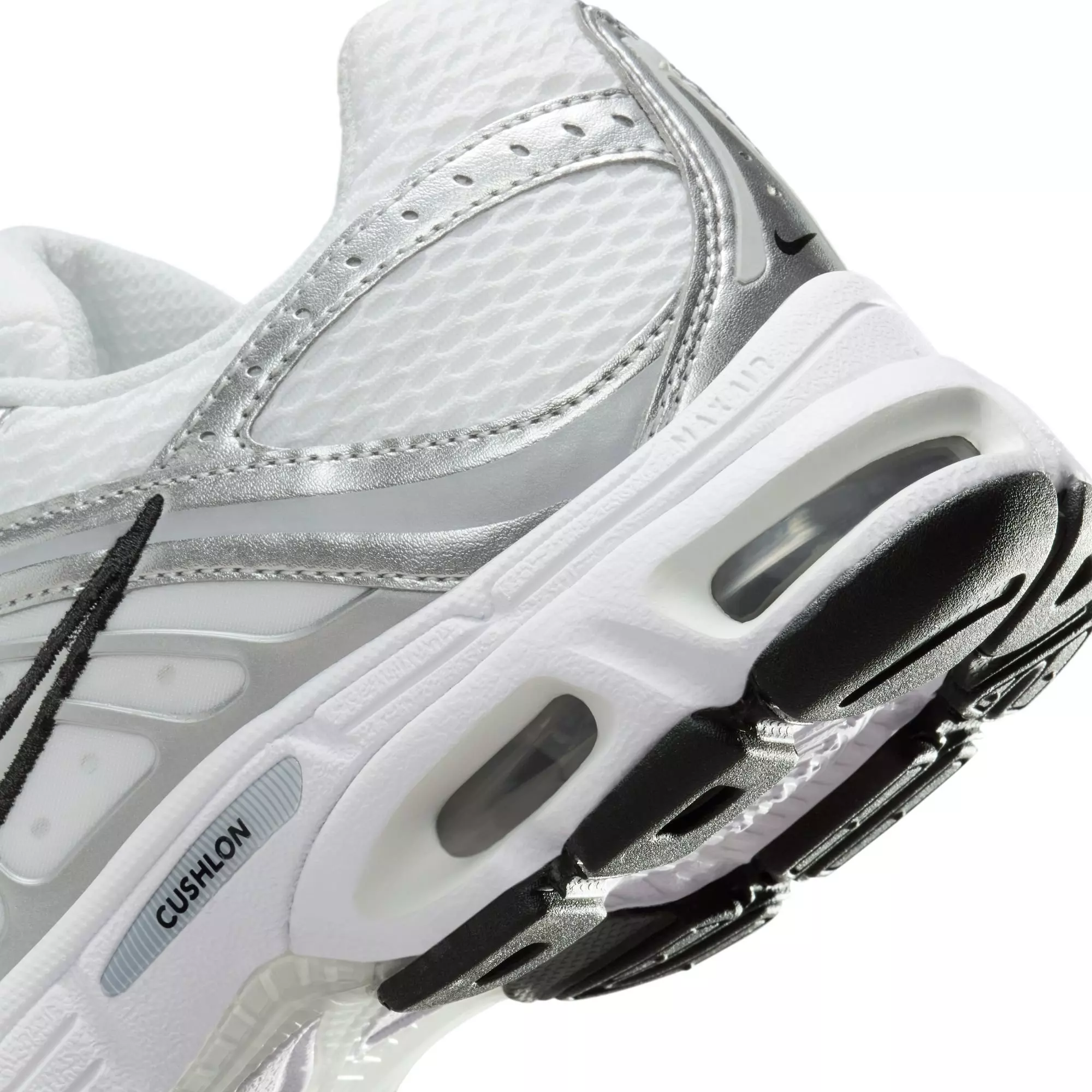 Nike Air Max Moto 2K "White/Photon Dust/Metallic Silver/Black" Women's Shoe - WHITE/GREY