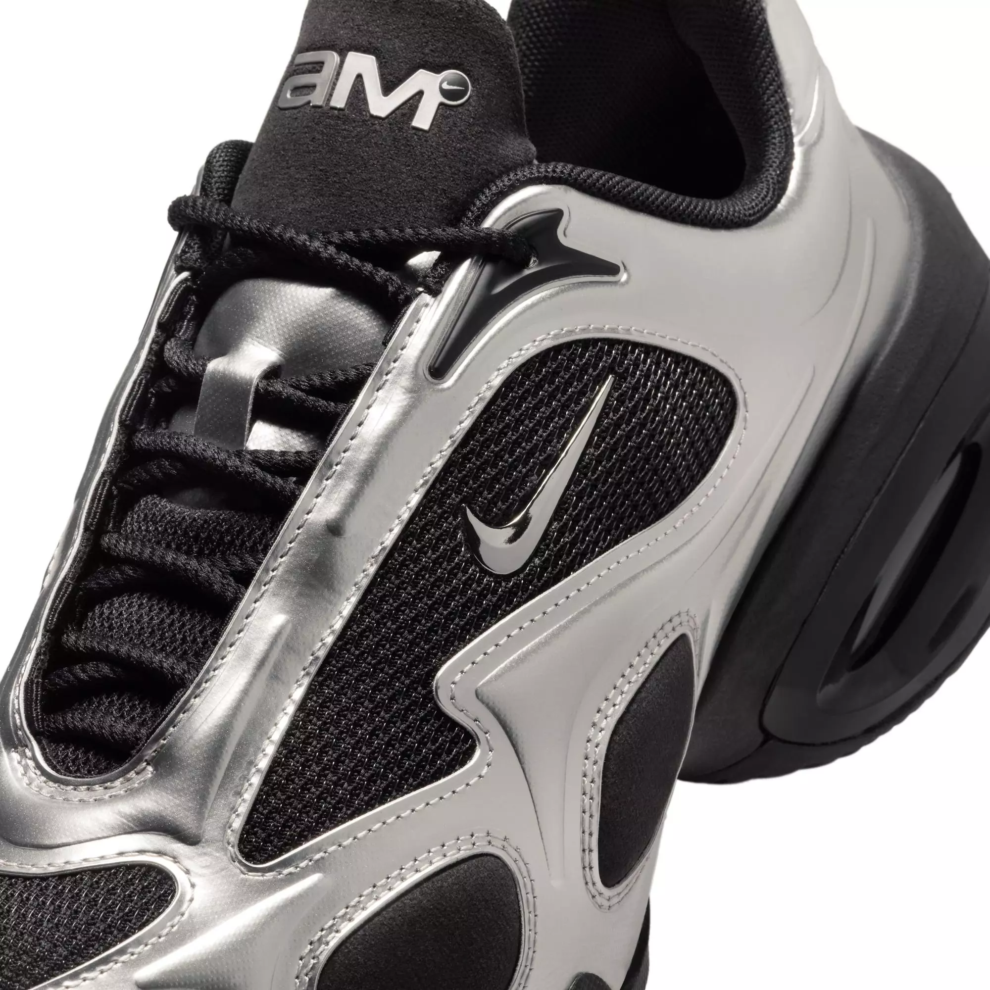 Nike Air Max Muse "Black/Metallic Silver" Women's Shoe - BLACK/SILVER