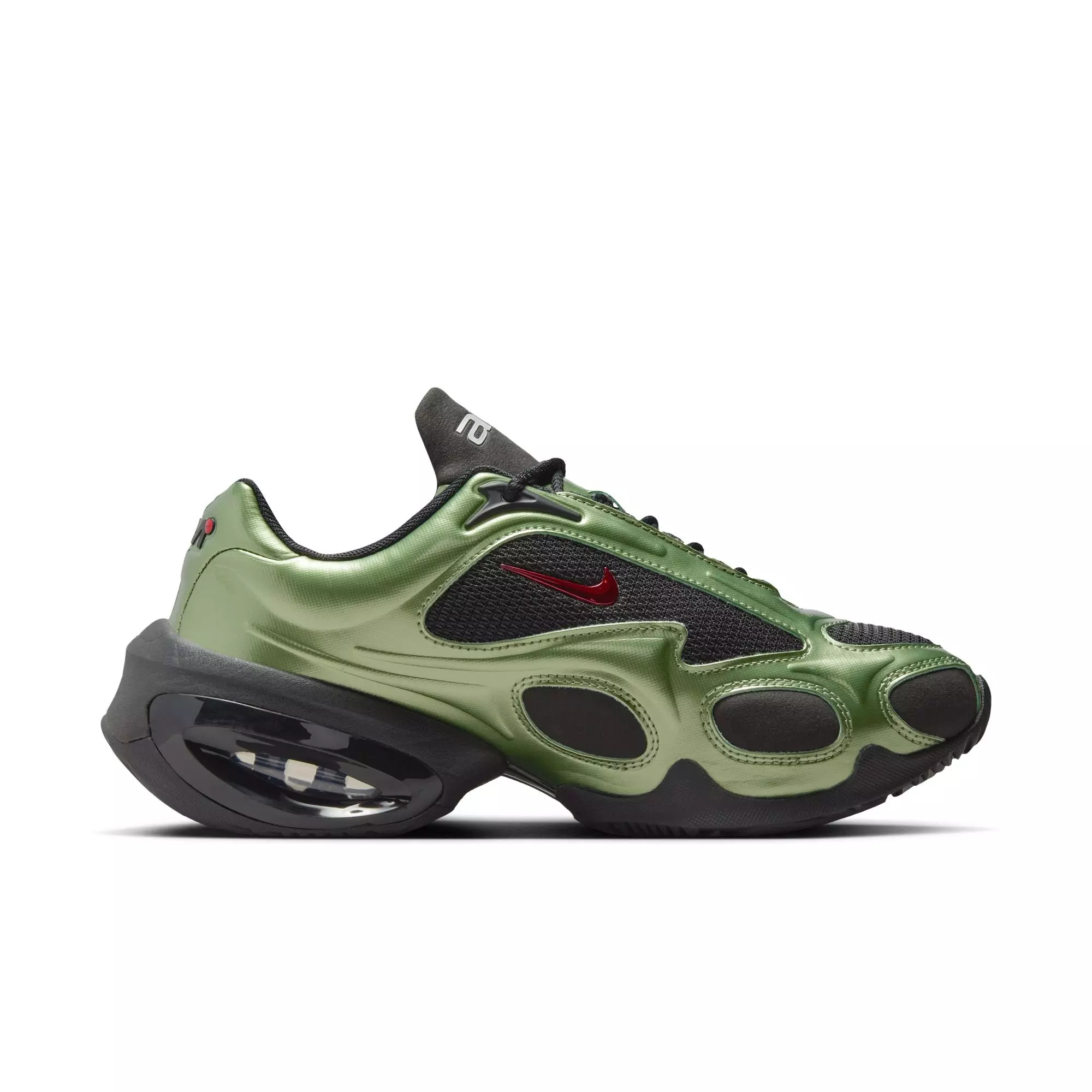 Nike Air Max Muse "Oil Green" Women's Shoe - BLACK/UNIVERSITY RED/OIL GREEN