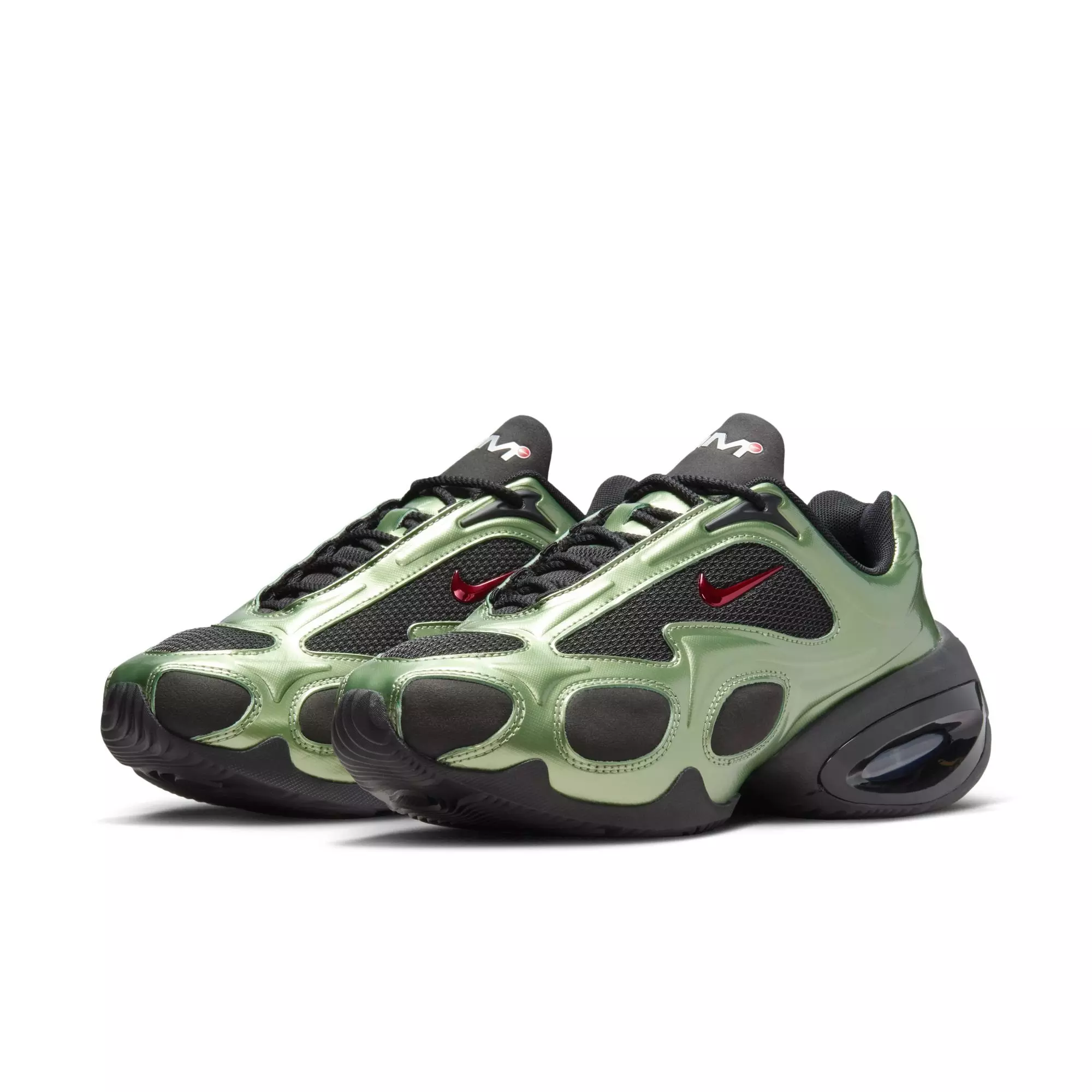 Nike Air Max Muse "Oil Green" Women's Shoe - BLACK/UNIVERSITY RED/OIL GREEN
