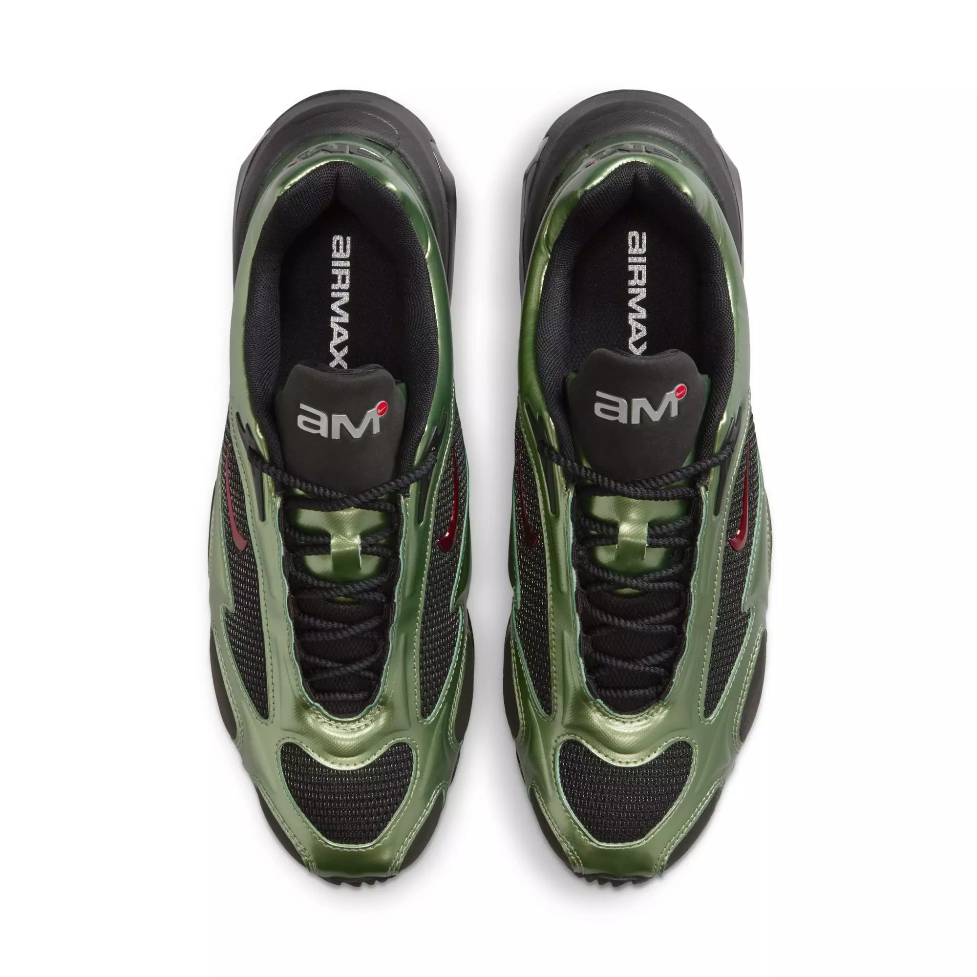 Nike Air Max Muse "Oil Green" Women's Shoe - BLACK/UNIVERSITY RED/OIL GREEN