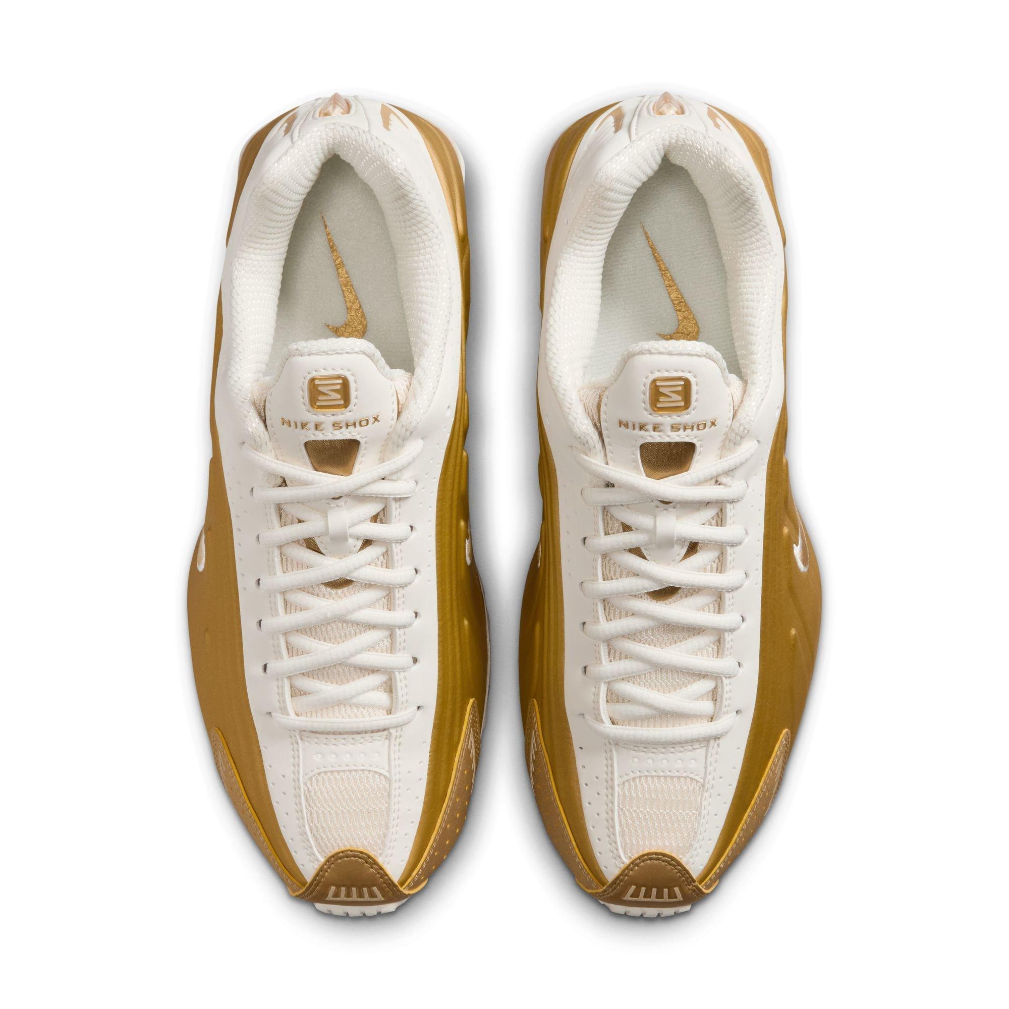 Nike women  Gold and Cream Shox Sneakers Nike Shox R4 Women main image 4