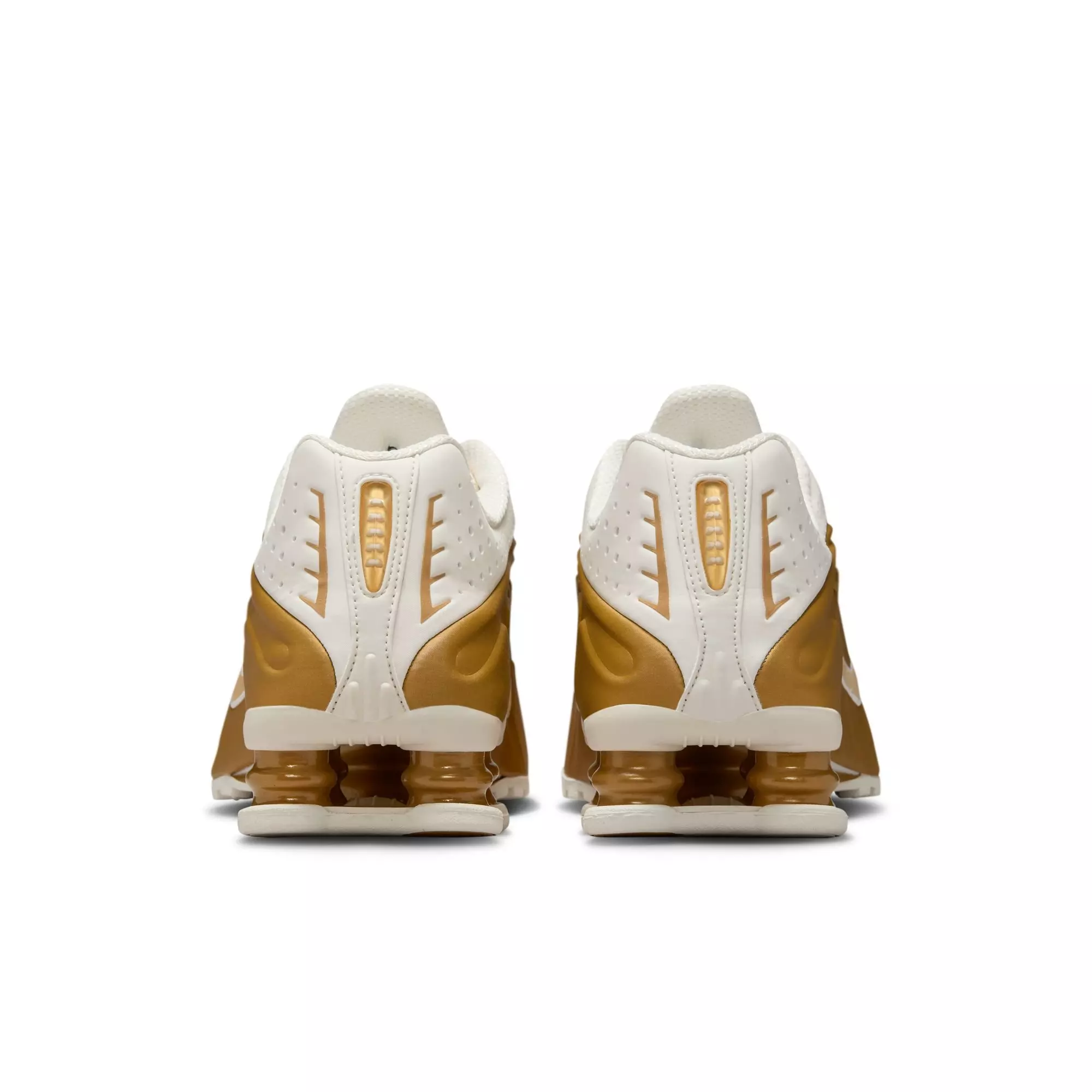 Nike Shox R4 "Soft Pearl/Metallic Gold" Women's Shoe - PEARL