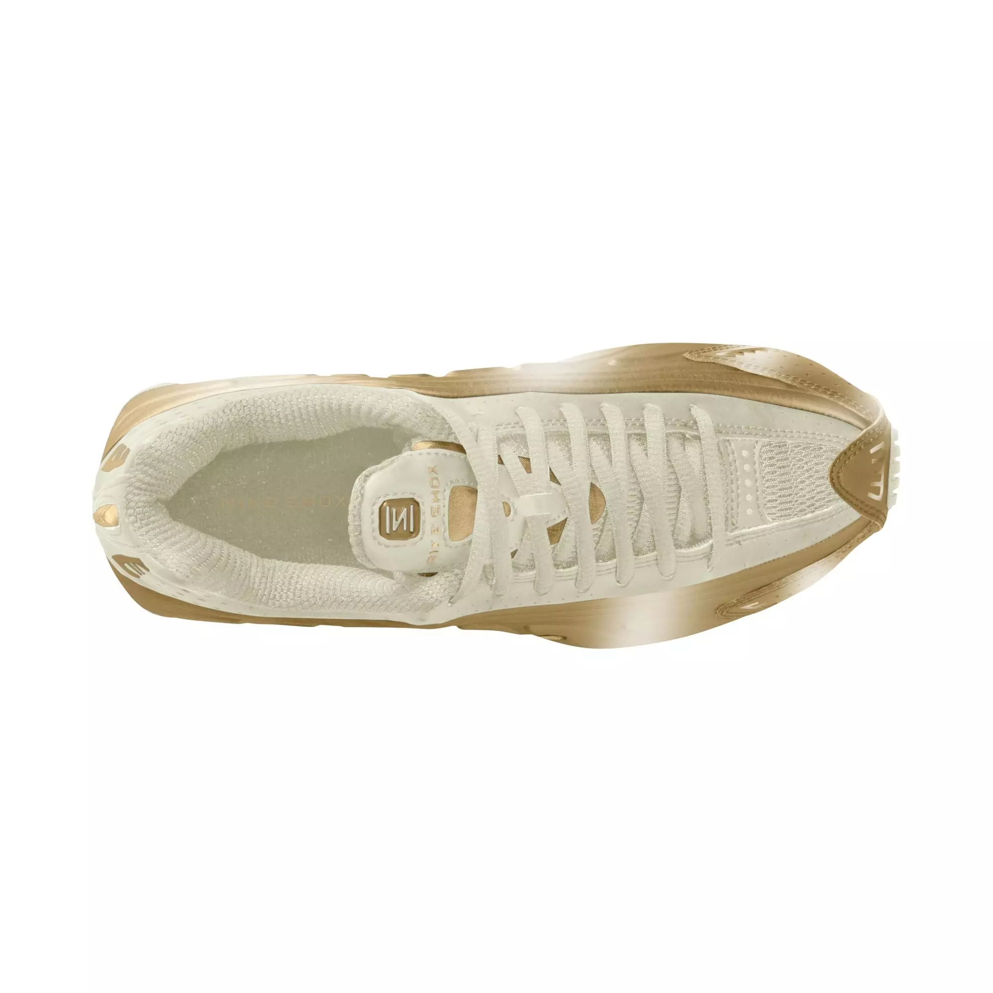 Nike Shox R4 "Soft Pearl/Metallic Gold" Women's Shoe - PEARL
