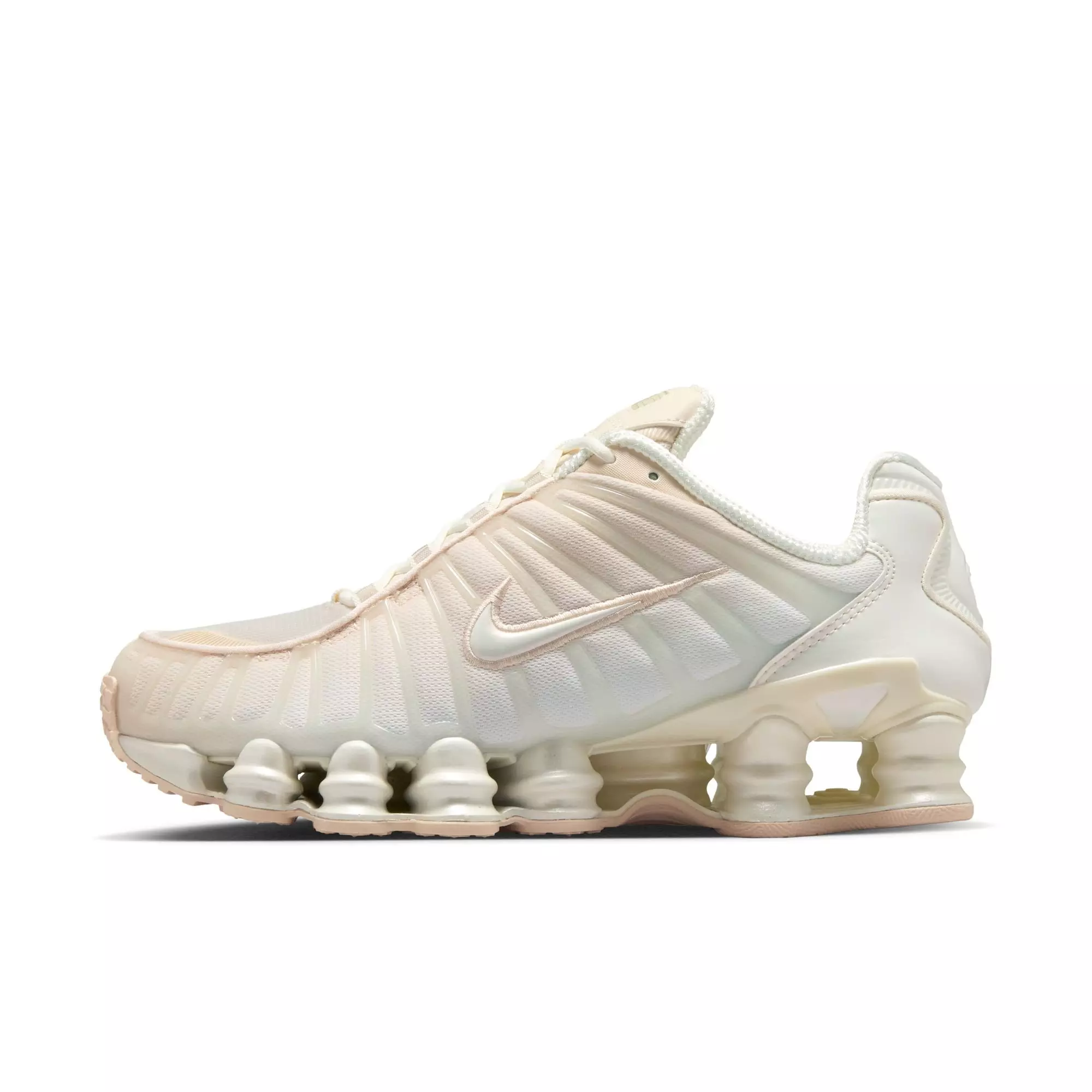 Nike Shox TL "Pearl White/Soft Pearl/Particle Pink" Women's Shoe - WHITE/PINK