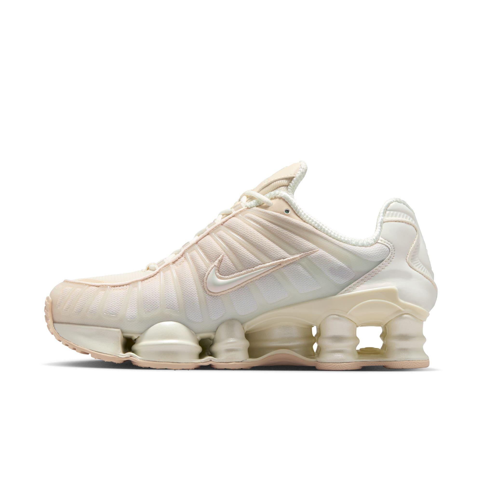 Nike Shox TL "Pearl White/Soft Pearl/Particle Pink" Women's Shoe - WHITE/PINK Thumbnail View 4