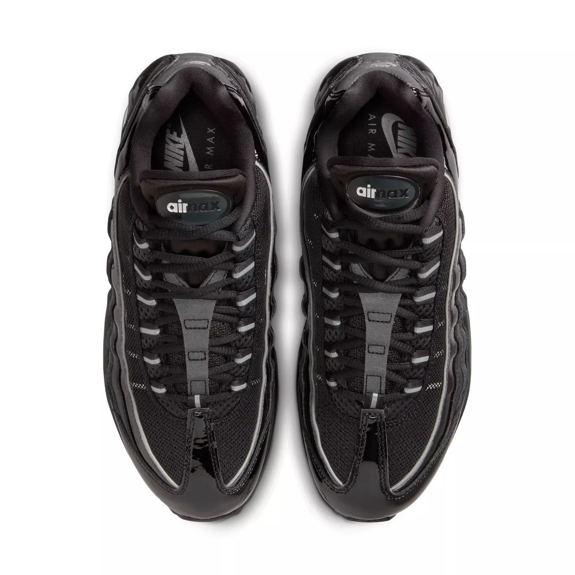 Nike Air Max 95 Big Bubble "Black/Metallic Silver/Reflect Silver" Women's Shoe - BLACK/SILVER