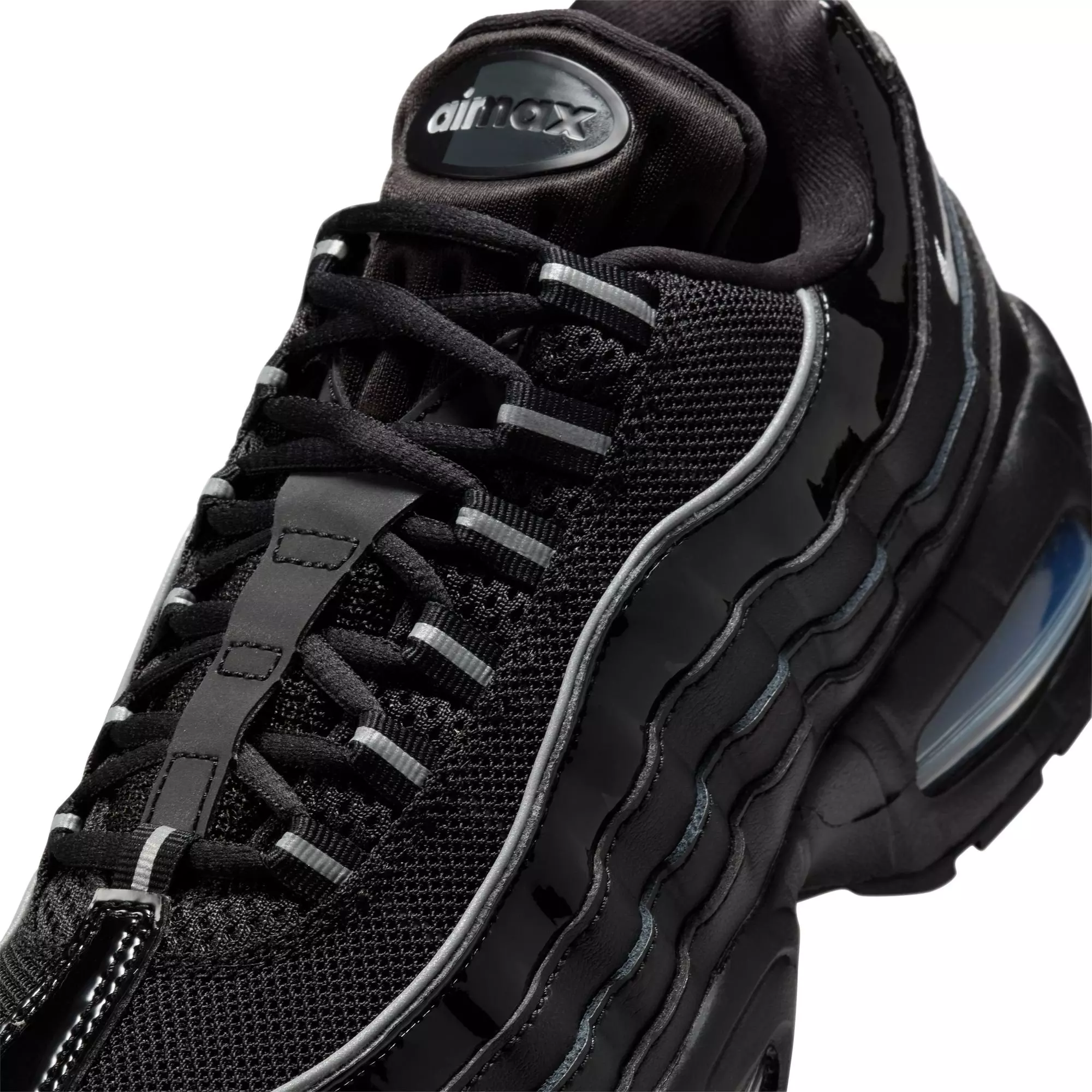 Nike Air Max 95 Big Bubble "Black/Metallic Silver/Reflect Silver" Women's Shoe - BLACK/SILVER