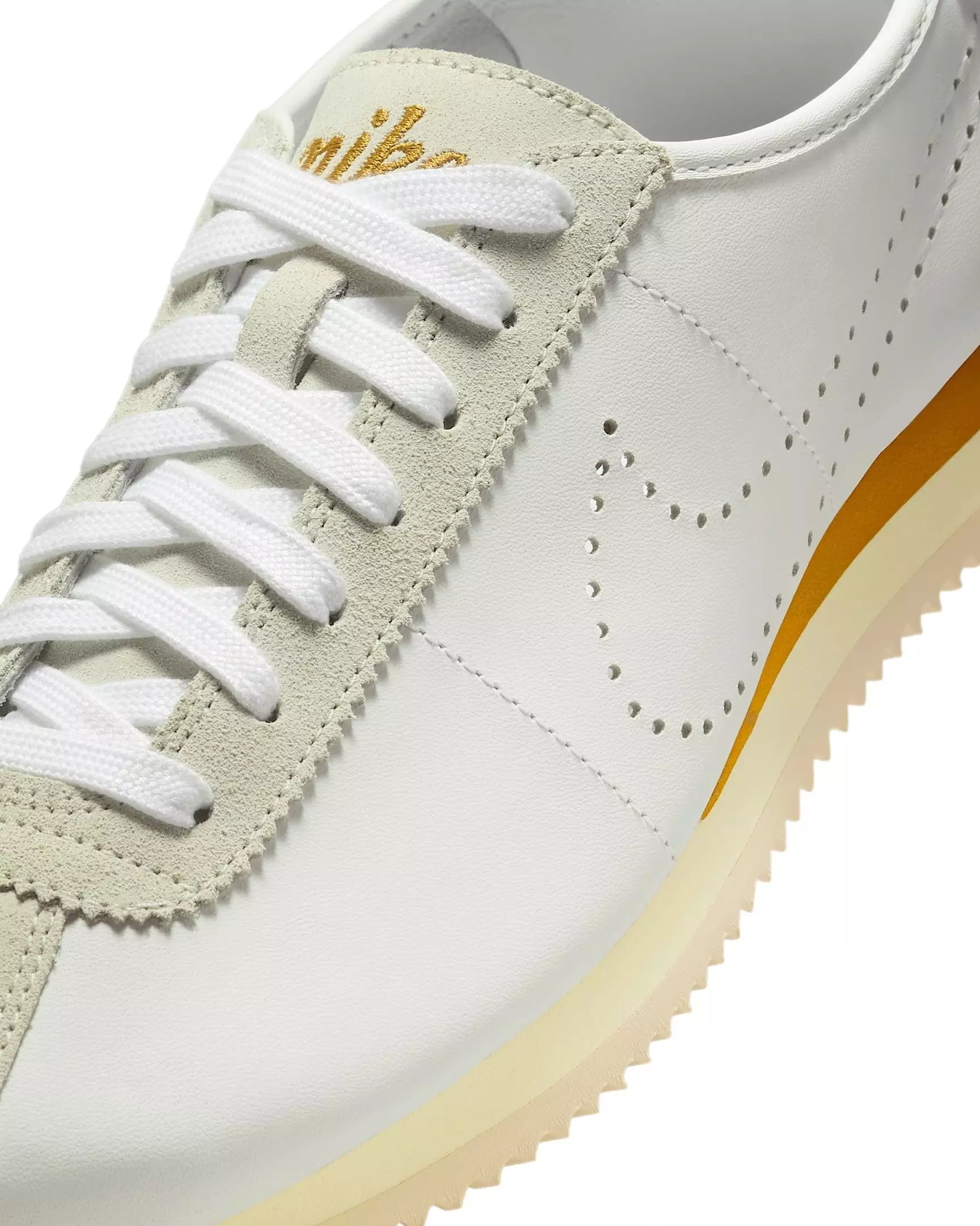 Nike Cortez Leather "White/Light Bone/Coconut Milk/Bronze" Women's Shoe - WHITE/LT BONE/MILK/BRONZE