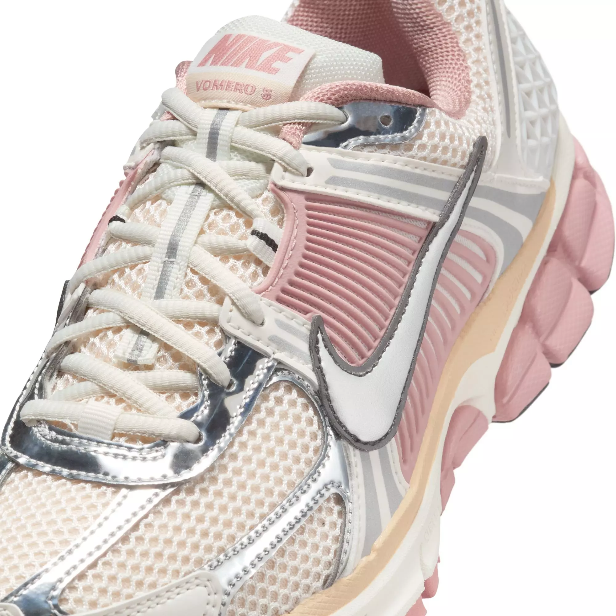 Nike Zoom Vomero 5 "Sail/Pearl White/Particle Pink" Women's Shoe - WHITE/BLACK/PINK