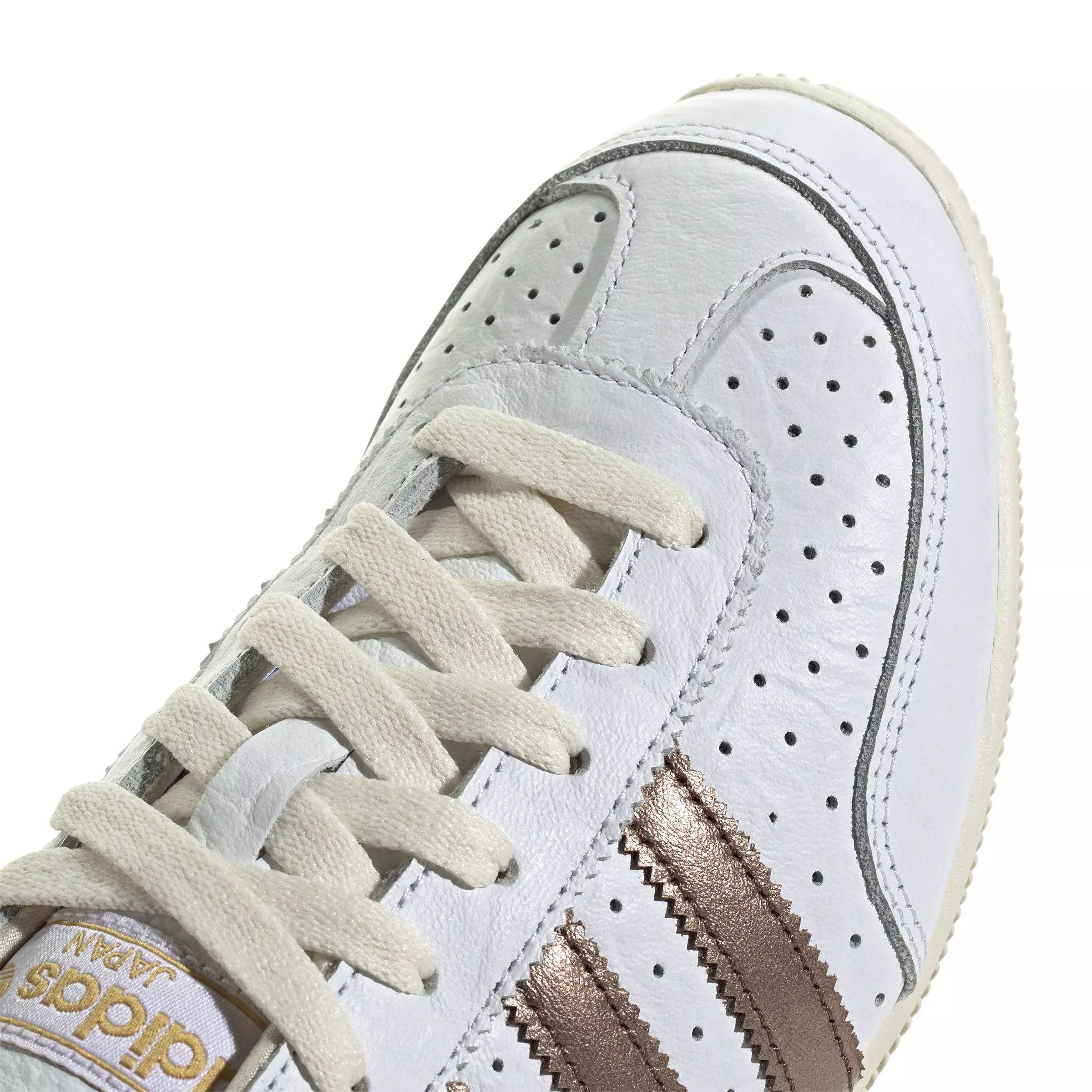 adidas Originals Japan "White/Preloved Brown/Cream White" Women's Shoe - WHITE/GOLD