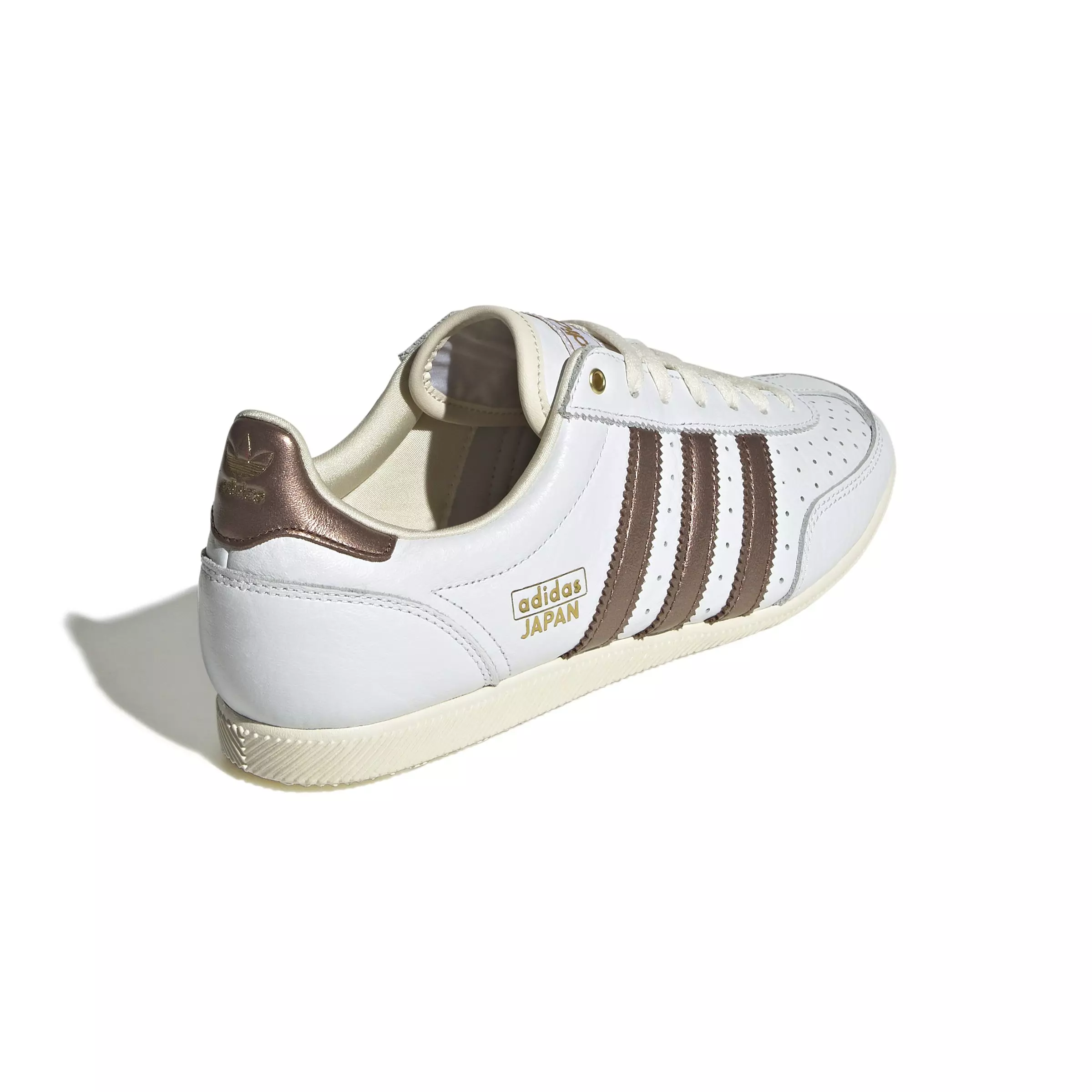 adidas Originals Japan "White/Preloved Brown/Cream White" Women's Shoe - WHITE/GOLD