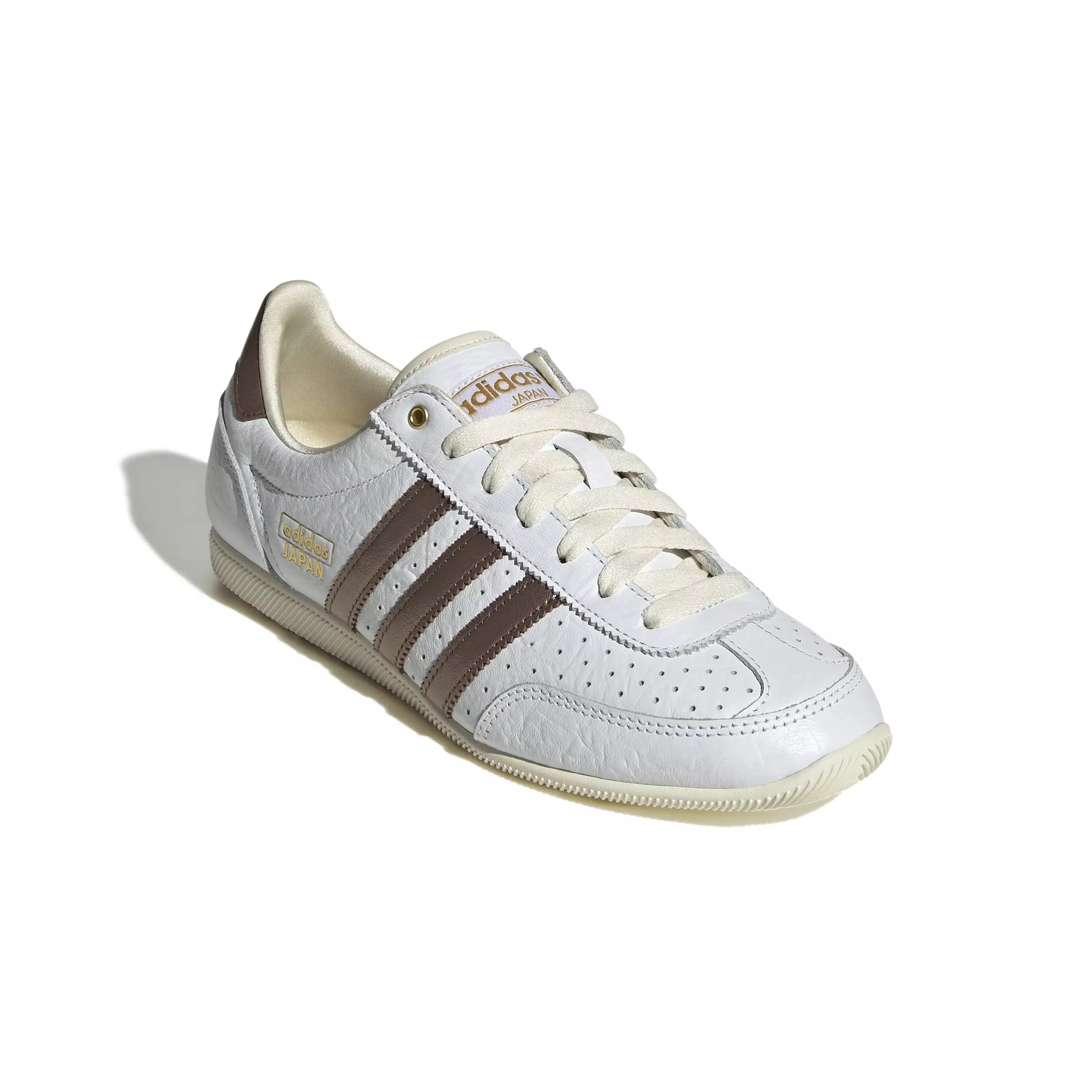 adidas Originals Japan "White/Preloved Brown/Cream White" Women's Shoe - WHITE/GOLD