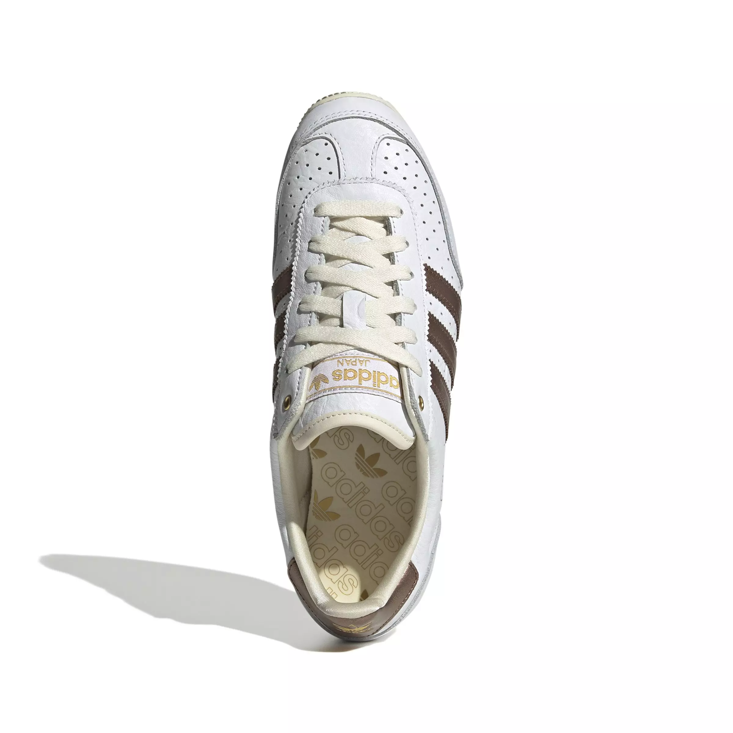 adidas Originals Japan "White/Preloved Brown/Cream White" Women's Shoe - WHITE/GOLD