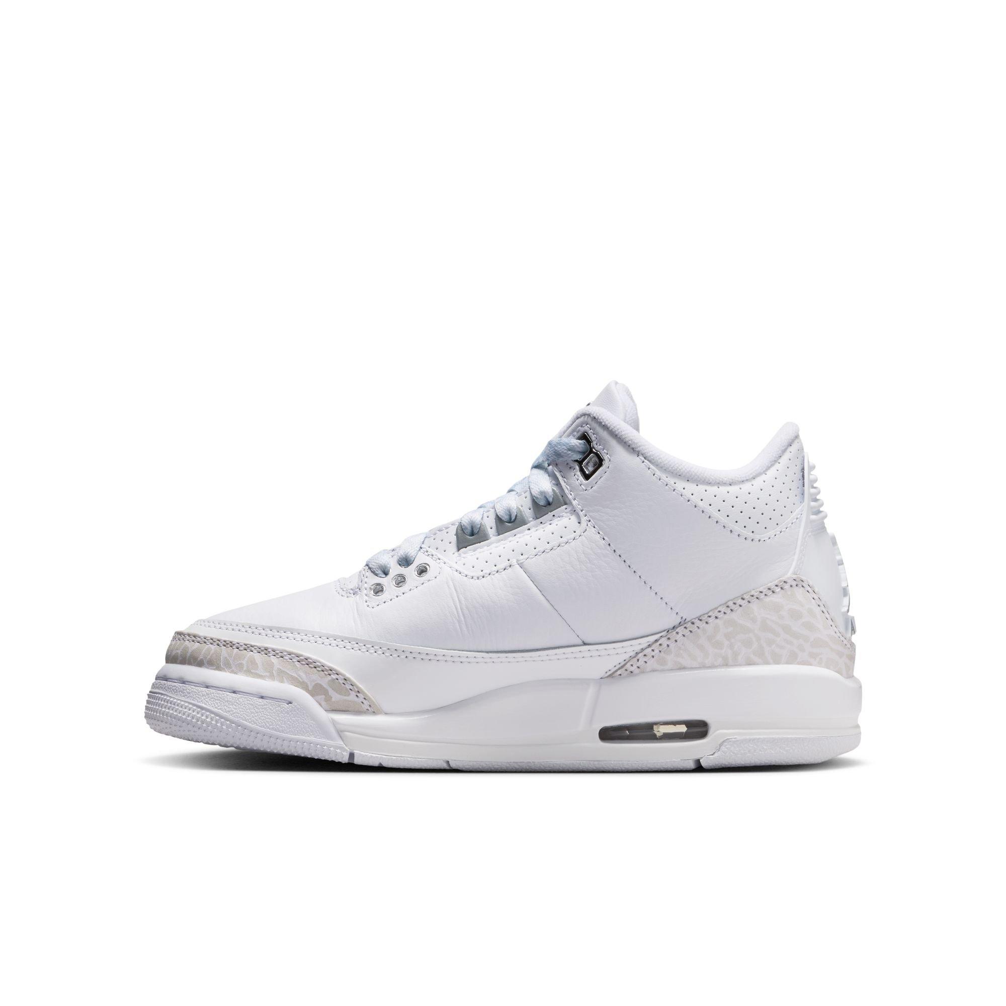 Jordan 3 Retro “Pure Money” Grade School Kids' Shoe