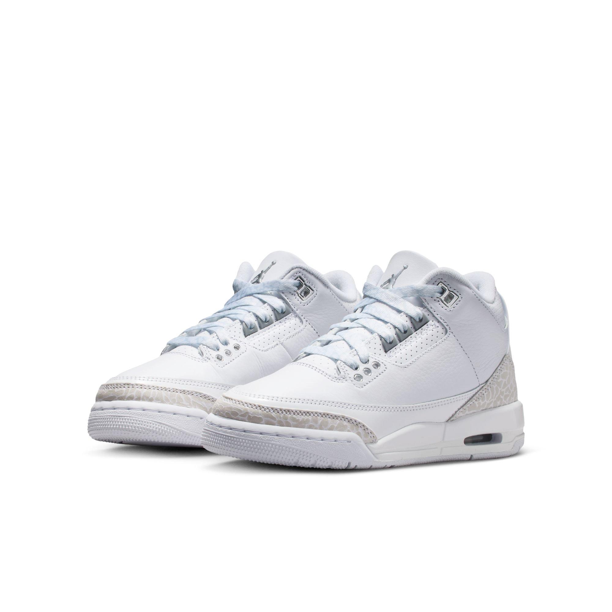 Jordan 3 Retro “Pure Money” Grade School Kids' Shoe
