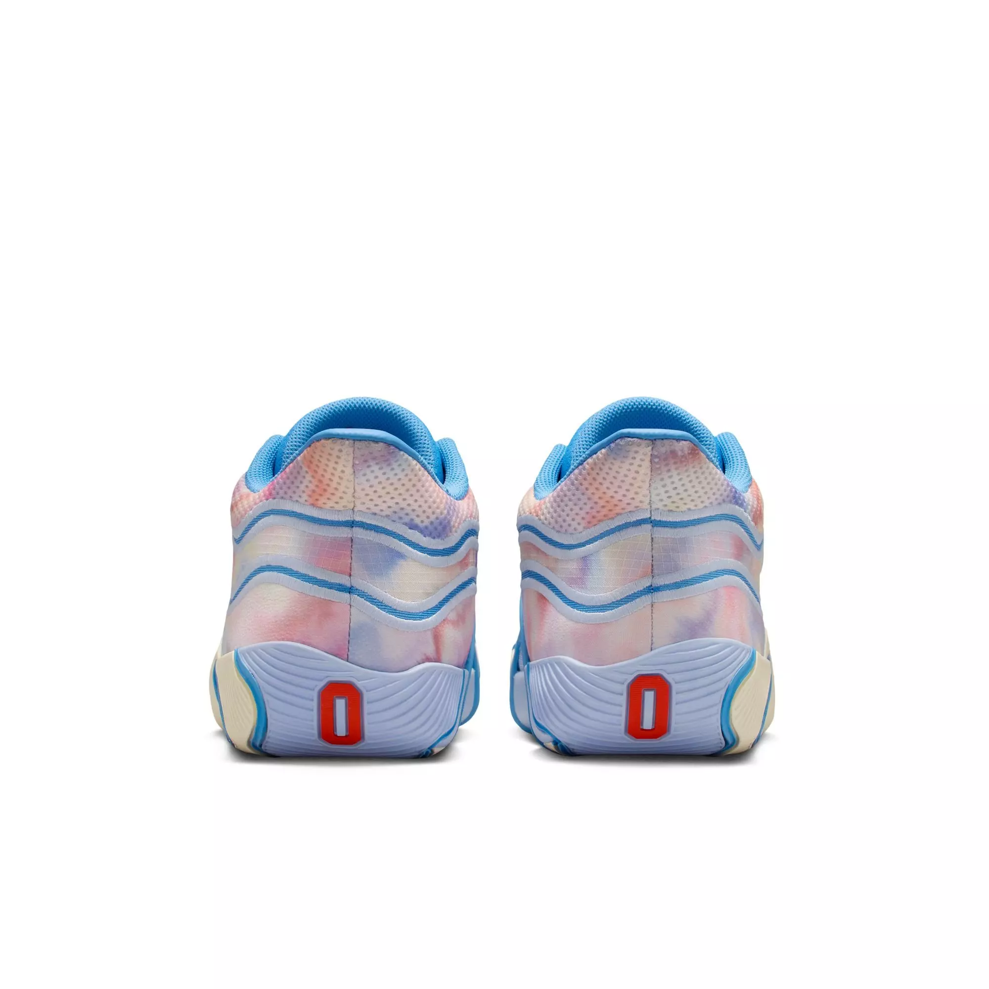 Jordan Tatum 3 "Tie Dye" Grade School Kids' Basketball Shoe - UNIVERSITY BLUE/CAMELLIA/PALE IVORY