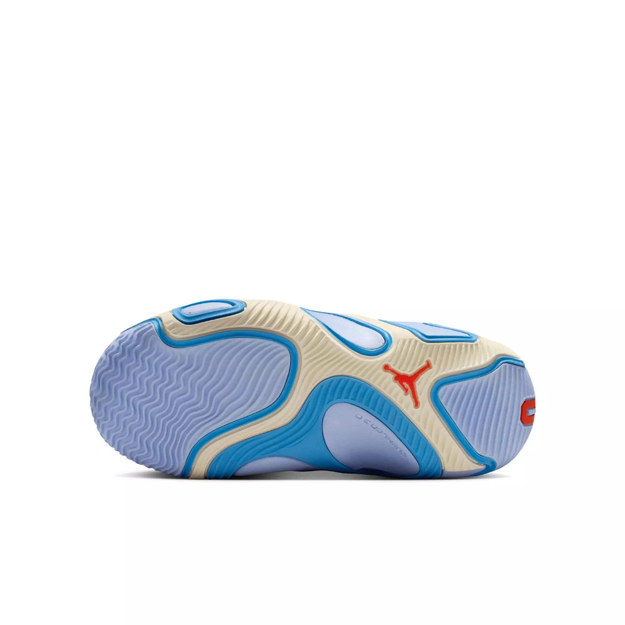 Jordan Tatum 3 "Tie Dye" Grade School Kids' Basketball Shoe - UNIVERSITY BLUE/CAMELLIA/PALE IVORY