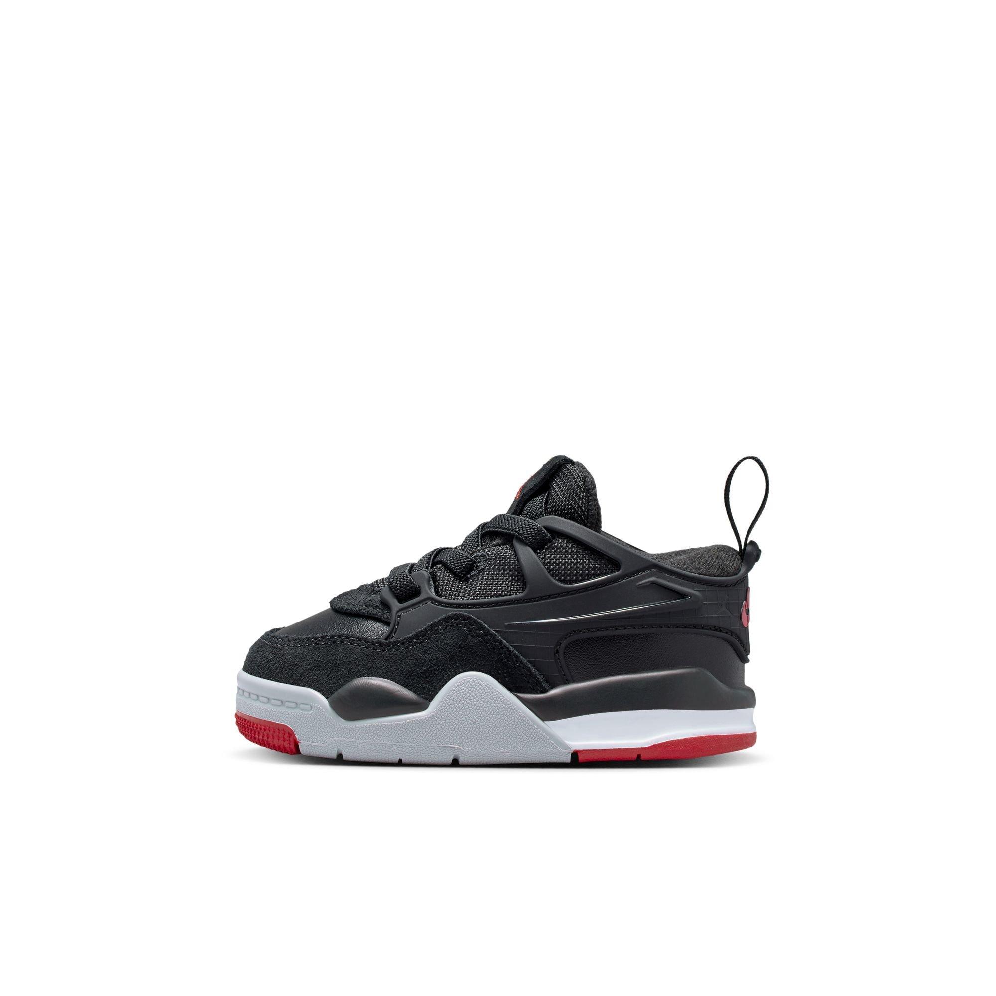 Jordan 4 RM Toddler Boys' "Black/Varsity Red/Wolf Grey/White" Shoe​