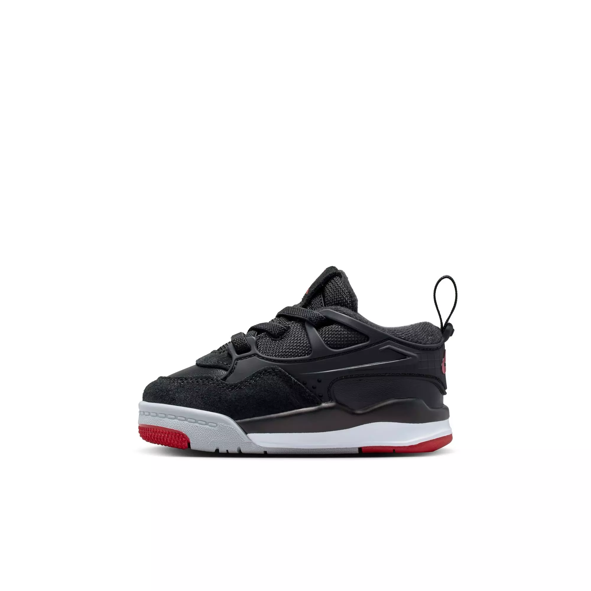 Jordan 4 RM "Black/Varsity Red/Wolf Grey/White" Toddler Boys' Shoe - BLACK/RED